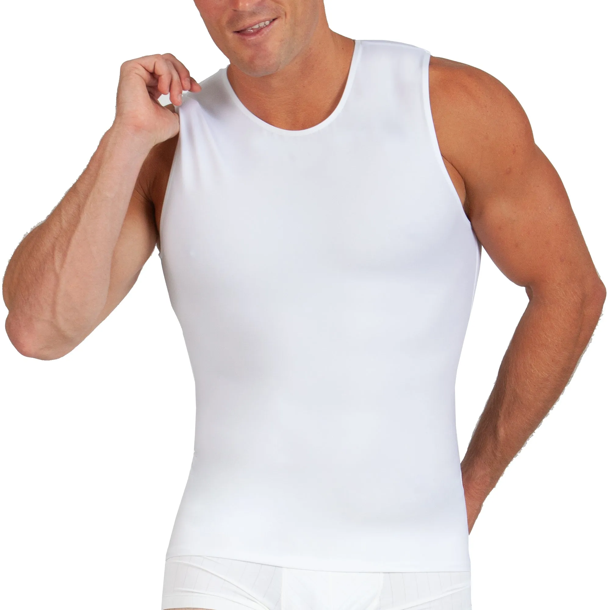 Insta Slim Compression Sleeveless Crew Neck Tank TS00N1 by InstantFigure - InstaSlim - InstantRecoveryMD