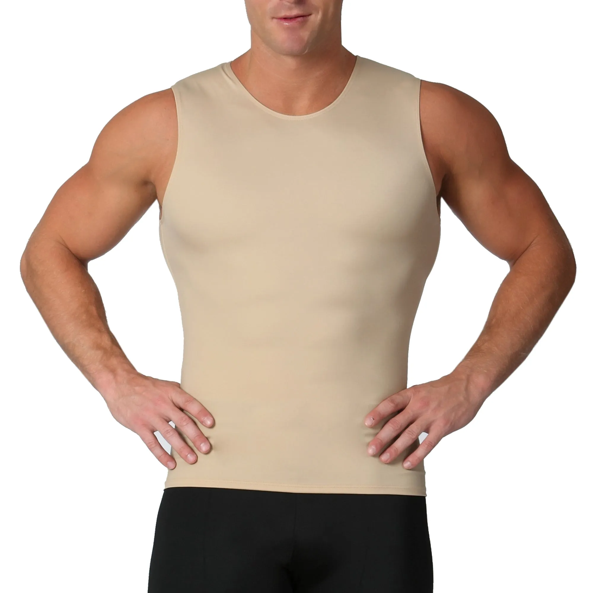Insta Slim Compression Sleeveless Crew Neck Tank TS00N1 by InstantFigure - InstaSlim - InstantRecoveryMD