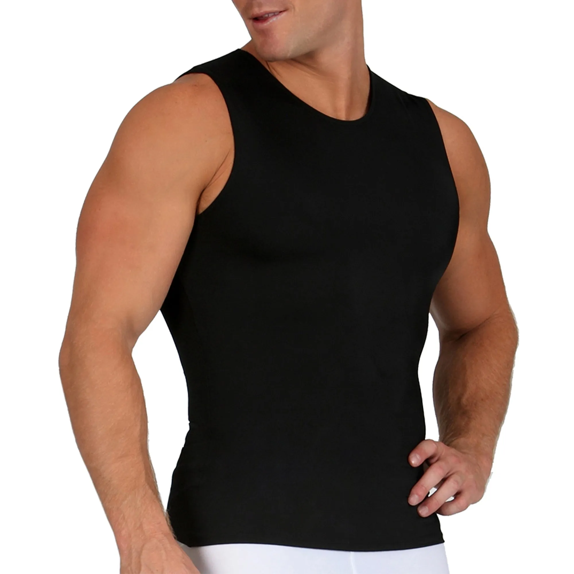 Insta Slim Compression Sleeveless Crew Neck Tank TS00N1 by InstantFigure - InstaSlim - InstantRecoveryMD