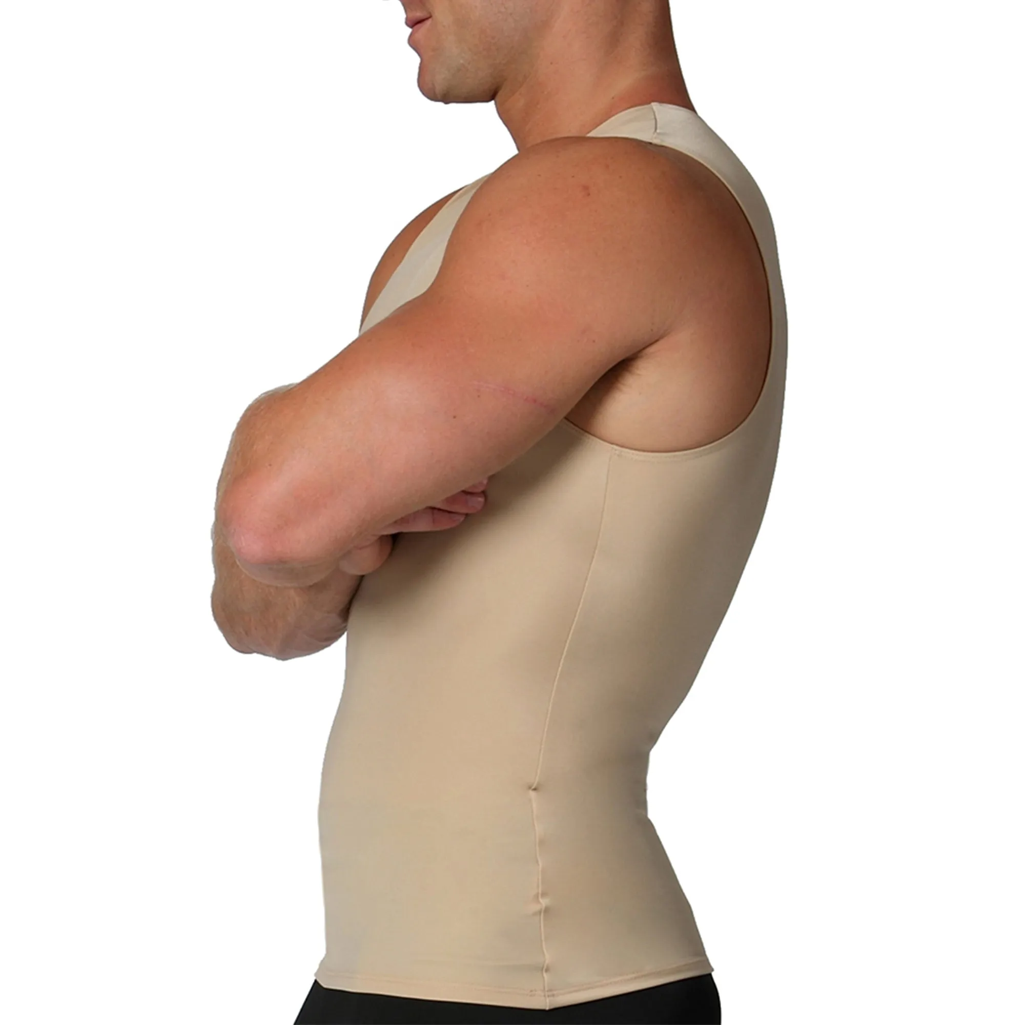 Insta Slim Compression Sleeveless Crew Neck Tank TS00N1 by InstantFigure - InstaSlim - InstantRecoveryMD