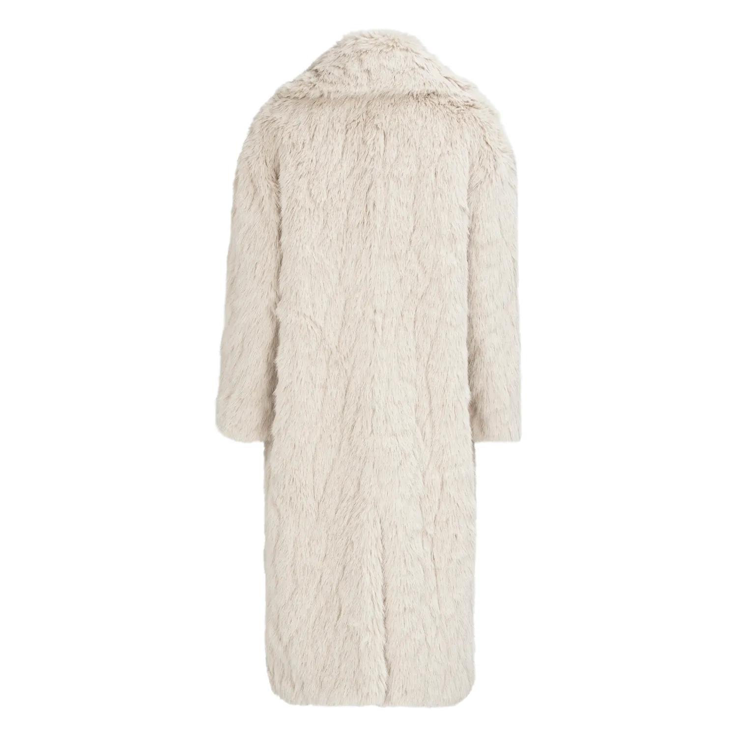 Katie Sand Pelted Long Fur Coat