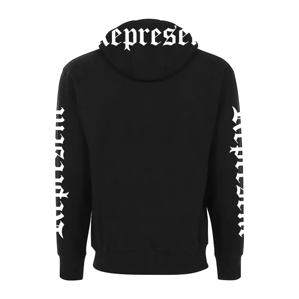 Lateral Damage Essential Full Zip Hoodie [BLACK]
