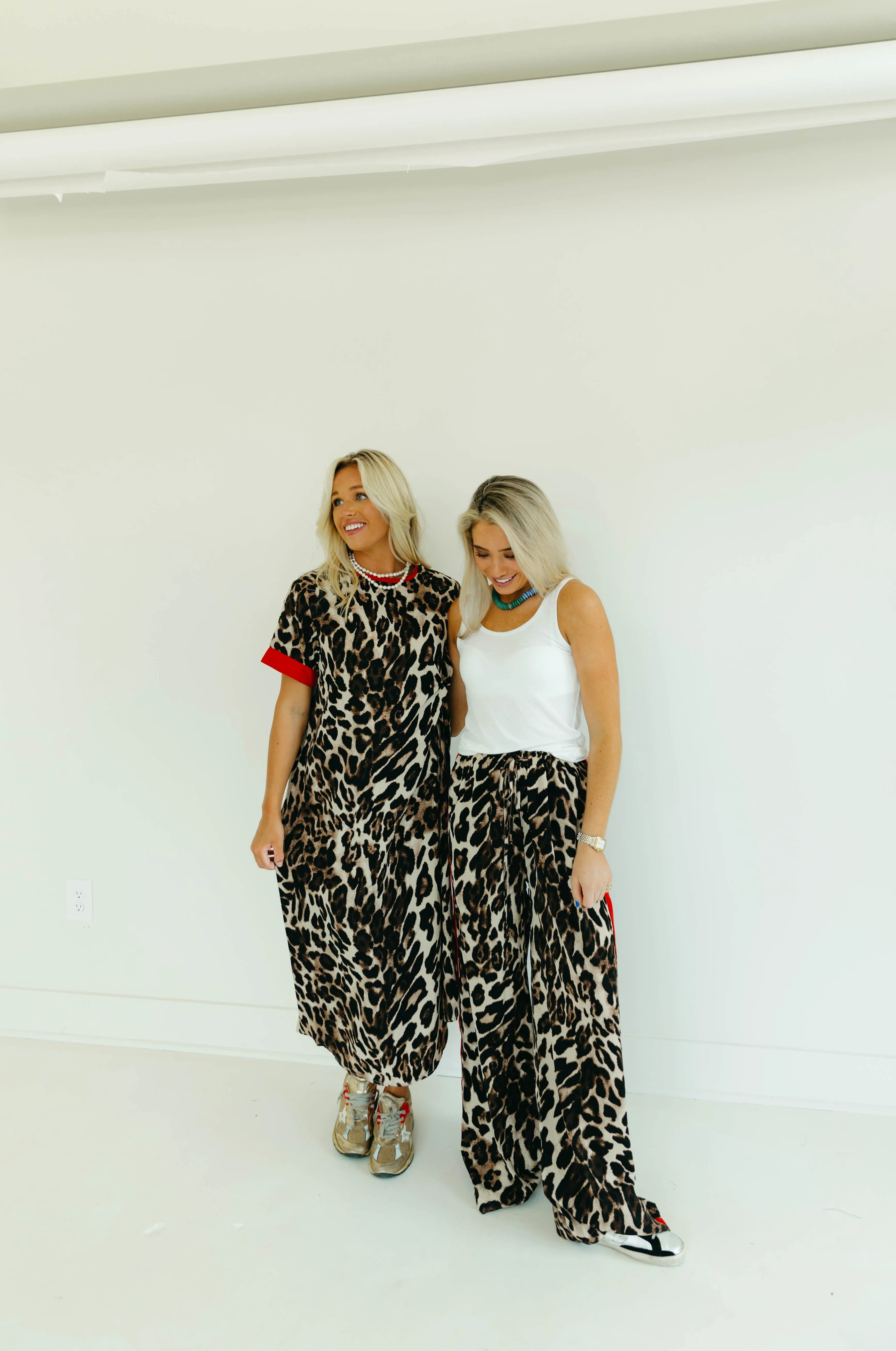 Lukas Leopard Pants - Brown