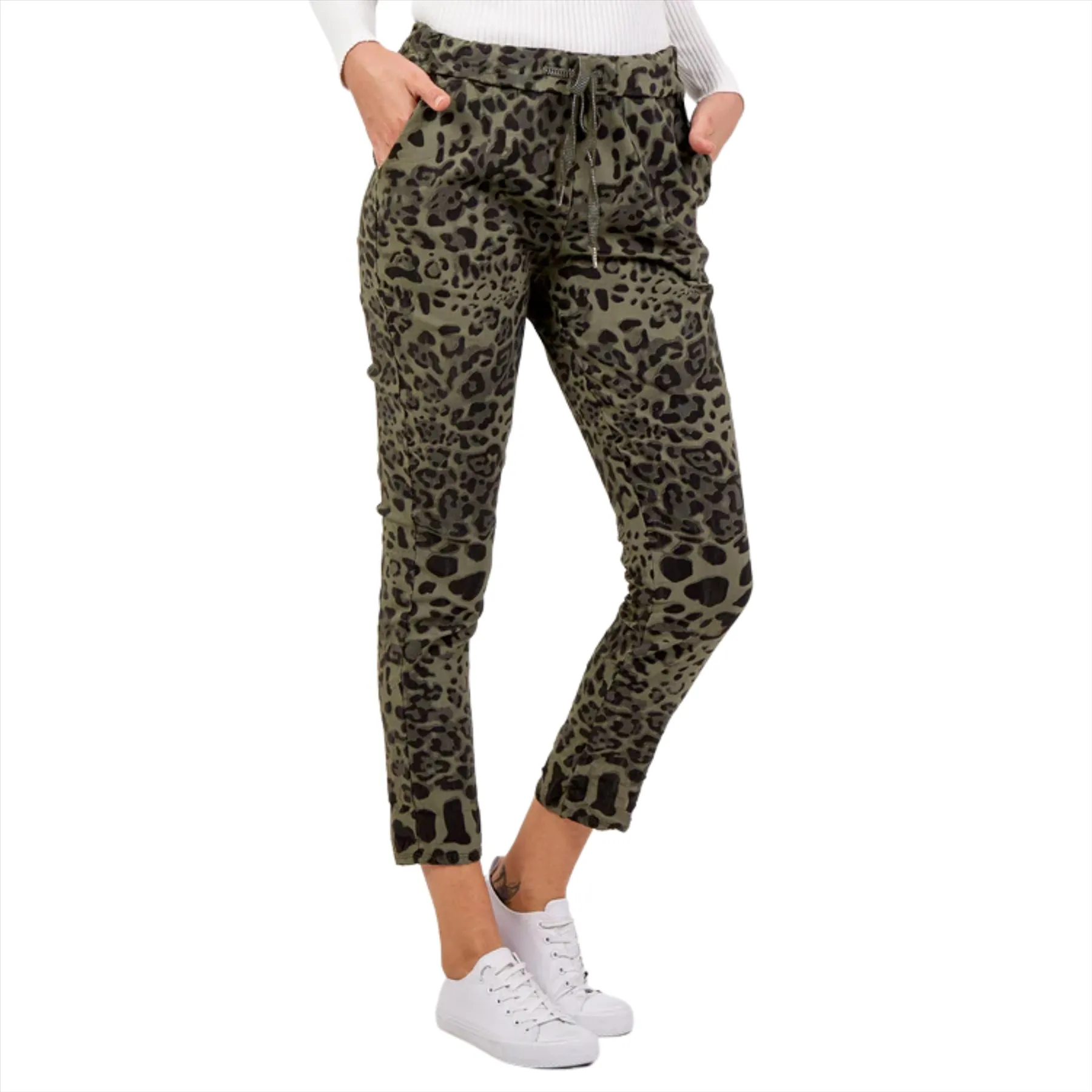 Magic Pants Super Stretch Leopard Trousers