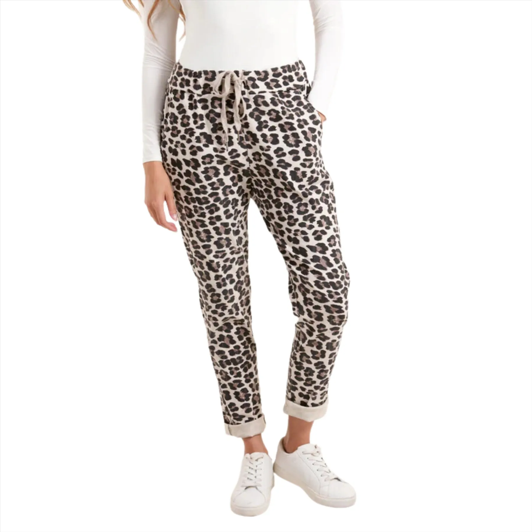 Magic Pants Super Stretch Leopard Trousers