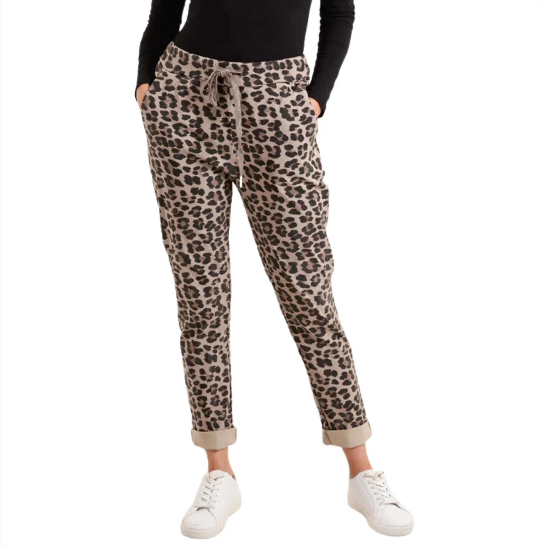 Magic Pants Super Stretch Leopard Trousers