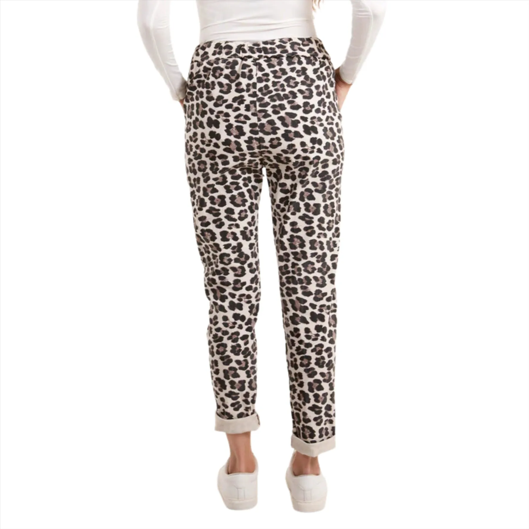 Magic Pants Super Stretch Leopard Trousers