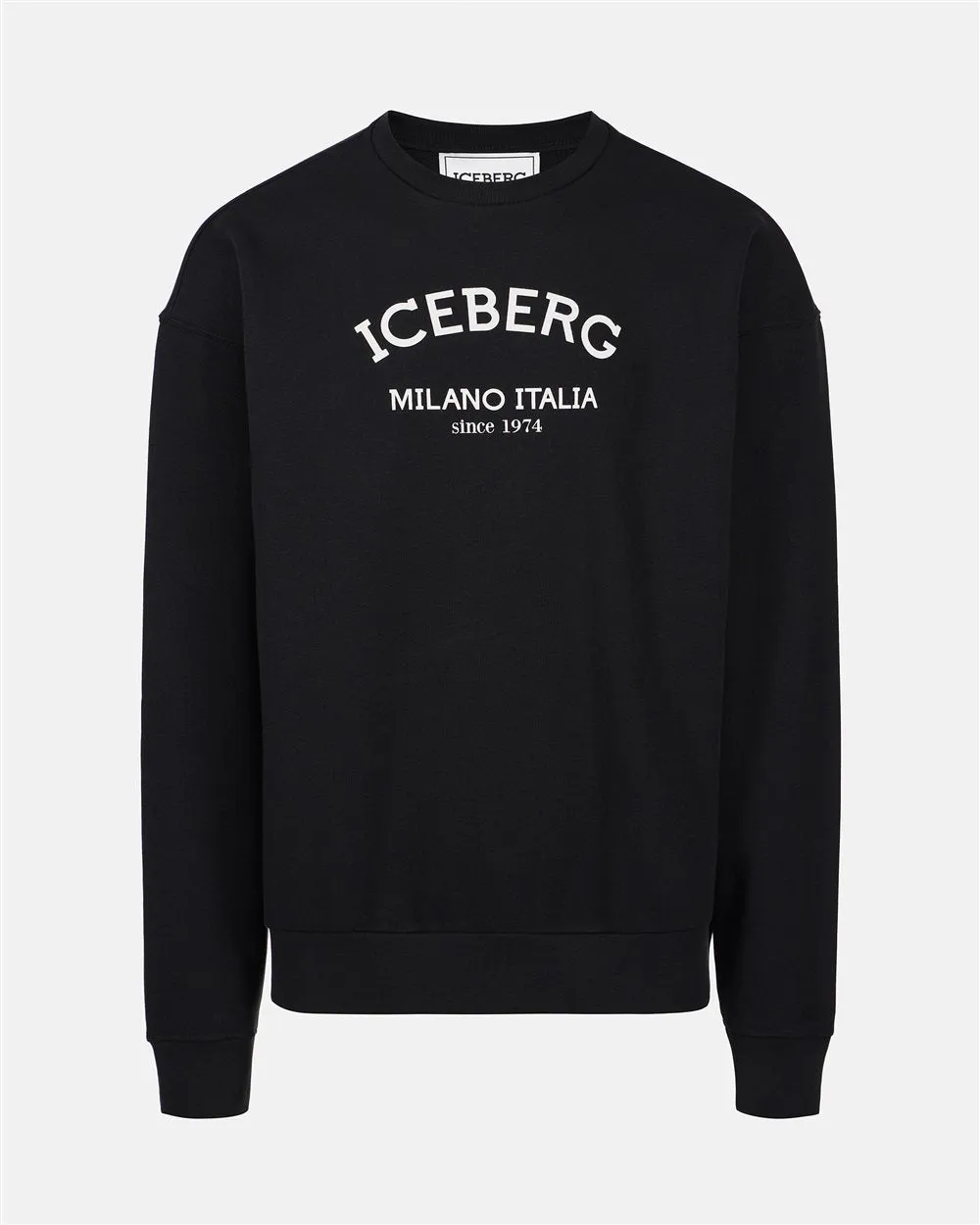 Mialno Print Logo Sw Shirt (Black) - I23E05D63179000