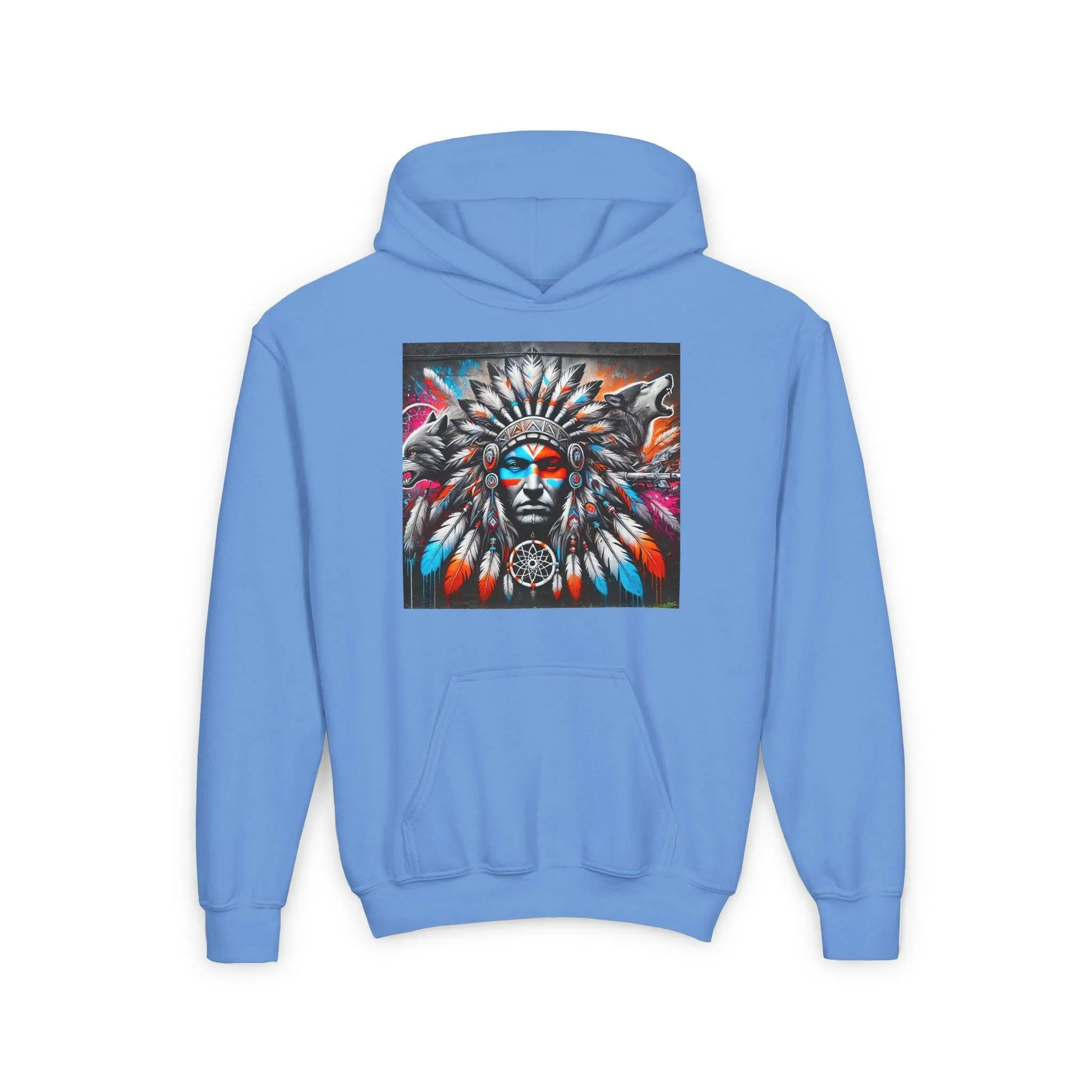 Native Warrior Dreamcatcher Youth Hoodie