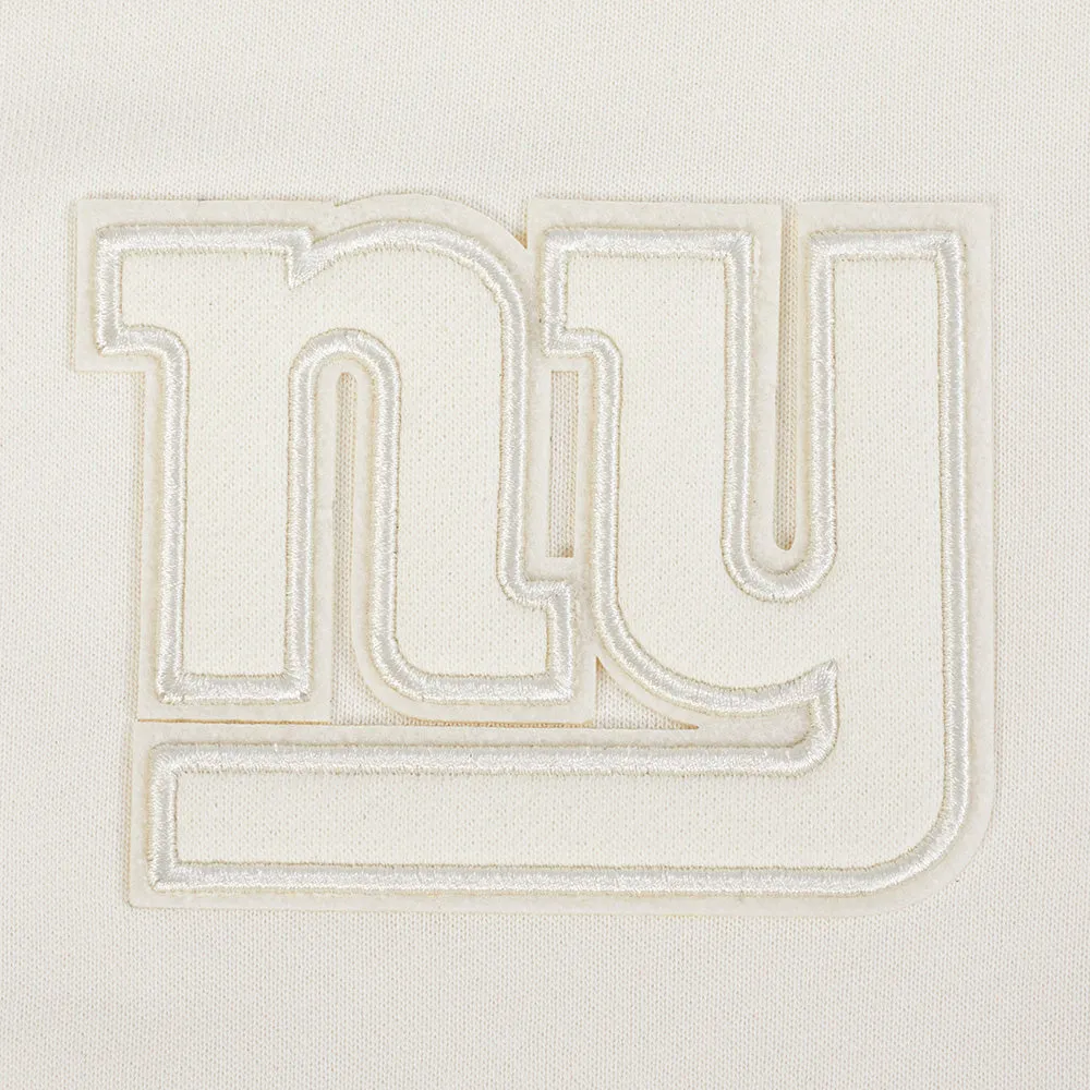 NFL NEW YORK GIANTS NEUTRAL WOMEN'S CREWNECK (EGGSHELL)