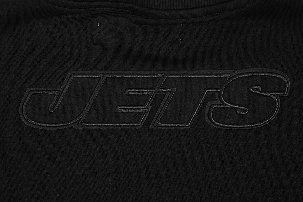 NFL NEW YORK JETS NEUTRAL WOMENS CREWNECK (BLACK)