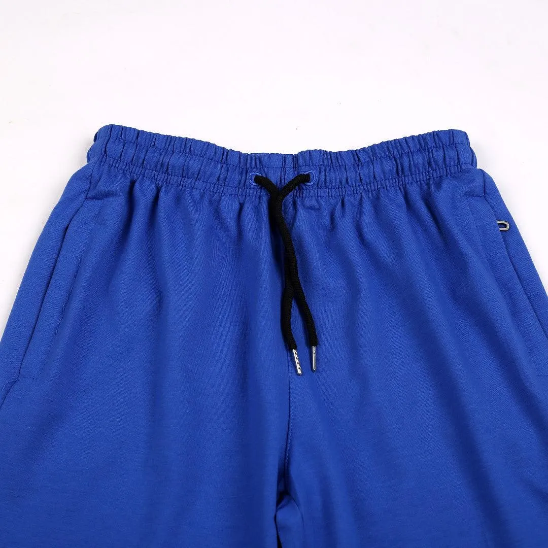 Nik Organic Cotton Blend Drawstrings Short - Blue