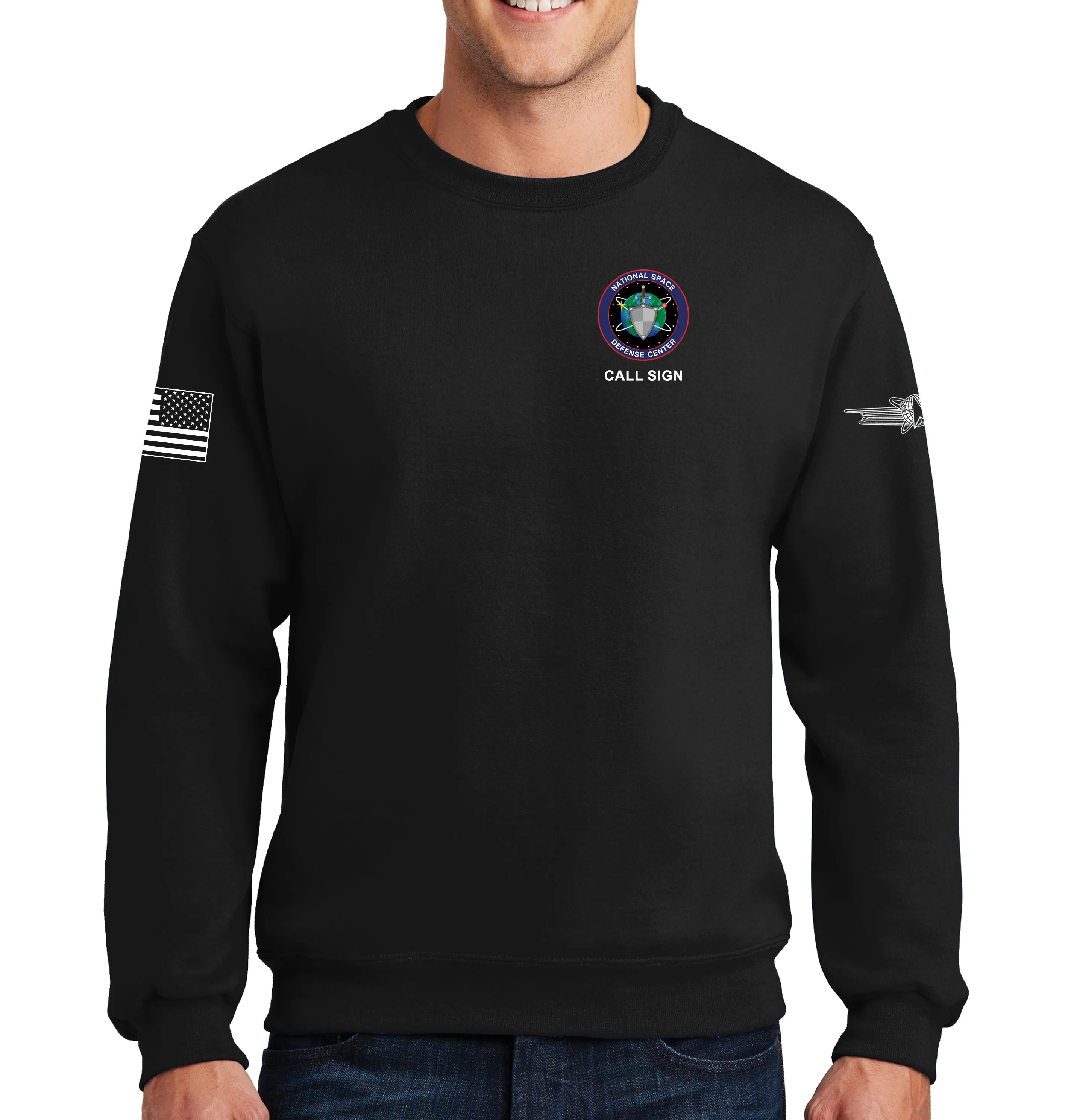 NSDC Crewneck Unisex Sweatshirt. This shirt IS approved for PT.