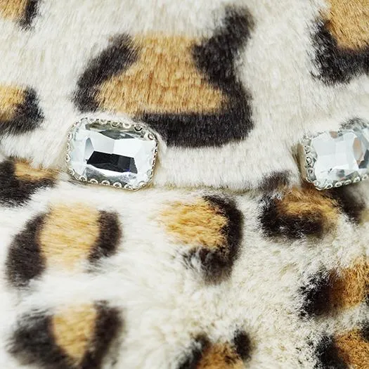 【NY】Leopard Fur Bucket Hat