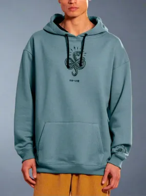 OVERSIZED HOODIE WITH FRONT PRINT
