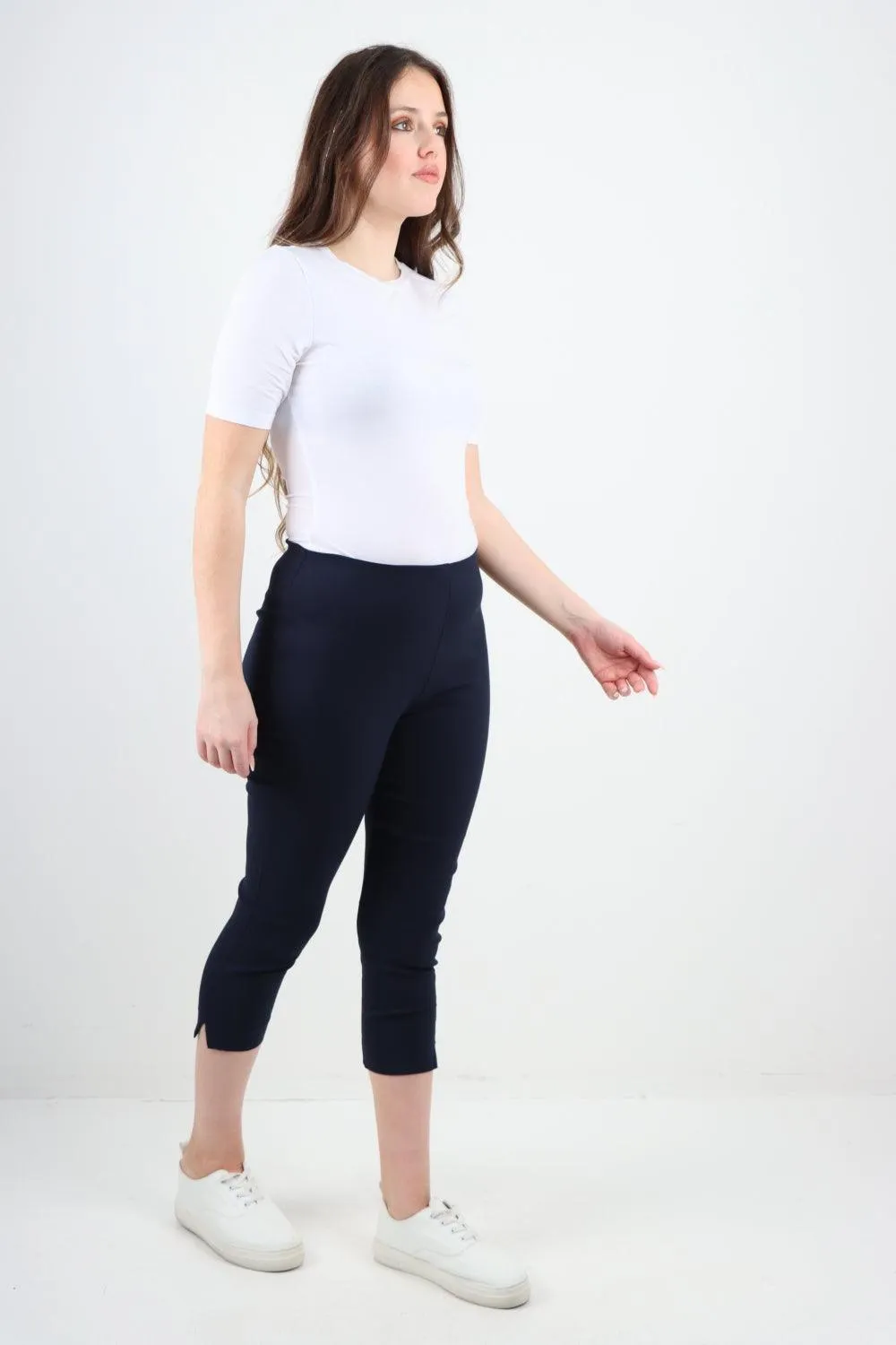 Plain Capri Trousers