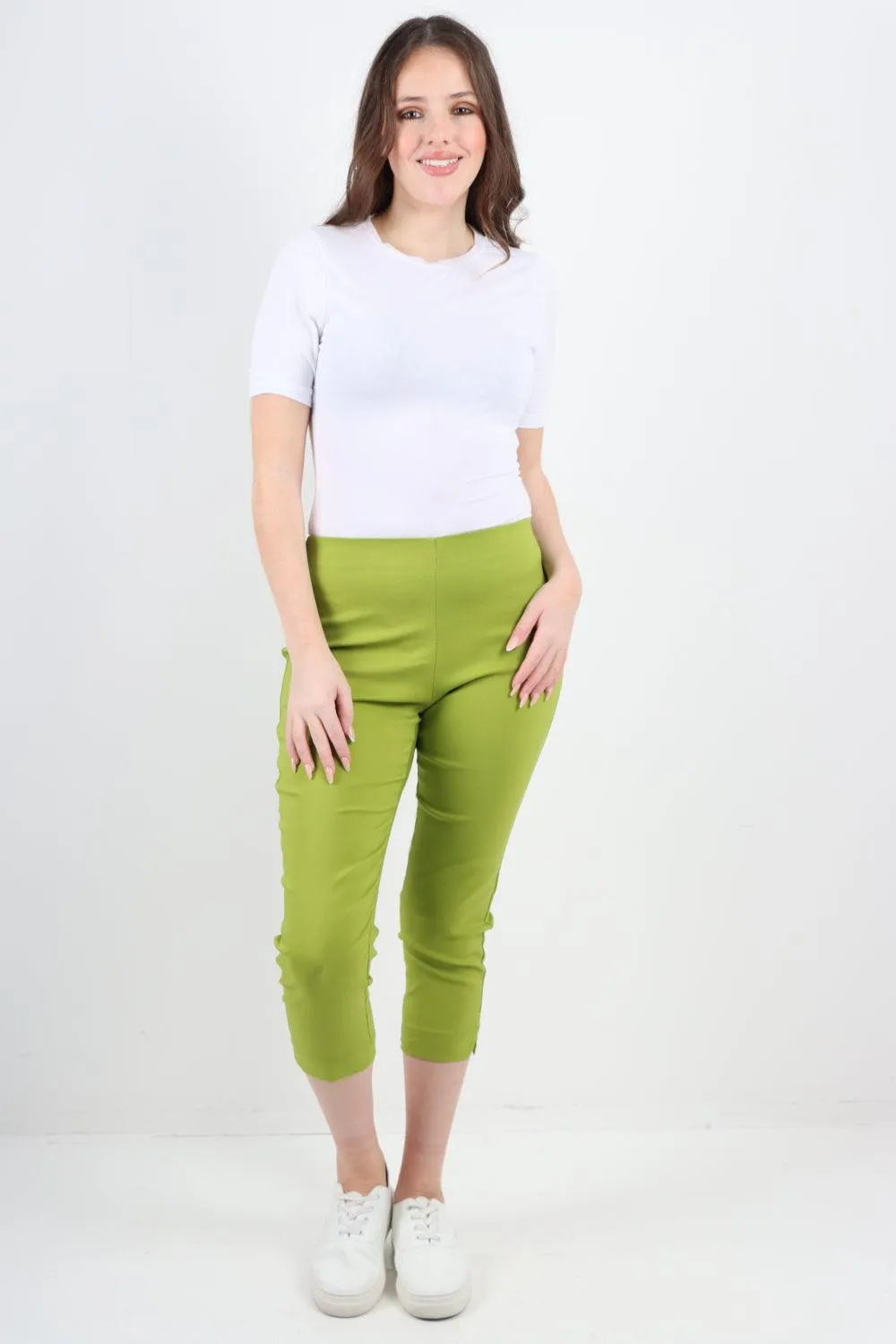 Plain Capri Trousers