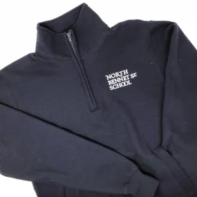 Quarter Zip Embroidered Sweatshirt