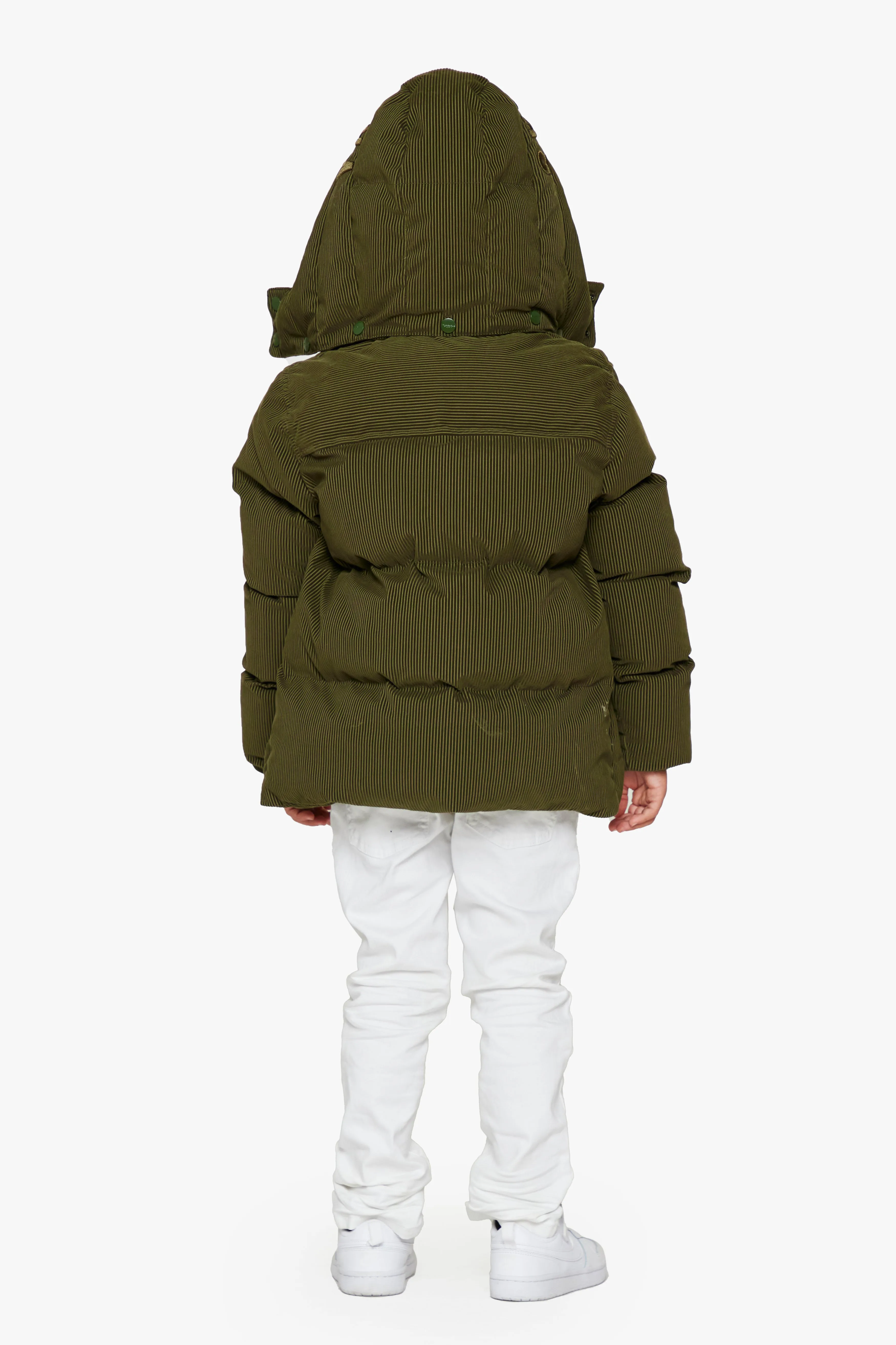"GOYO" GREEN KIDS PUFFER JACKET