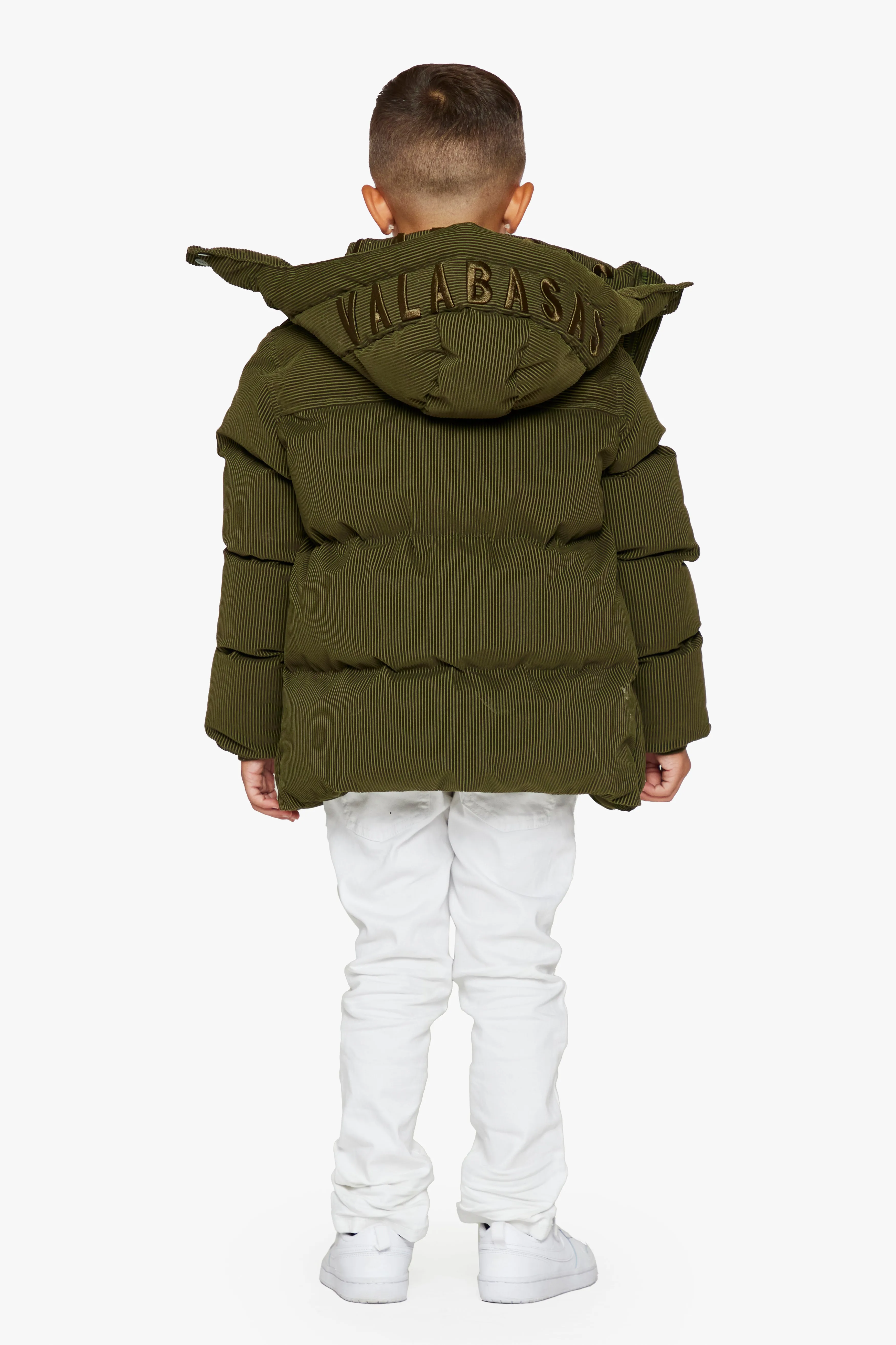 "GOYO" GREEN KIDS PUFFER JACKET