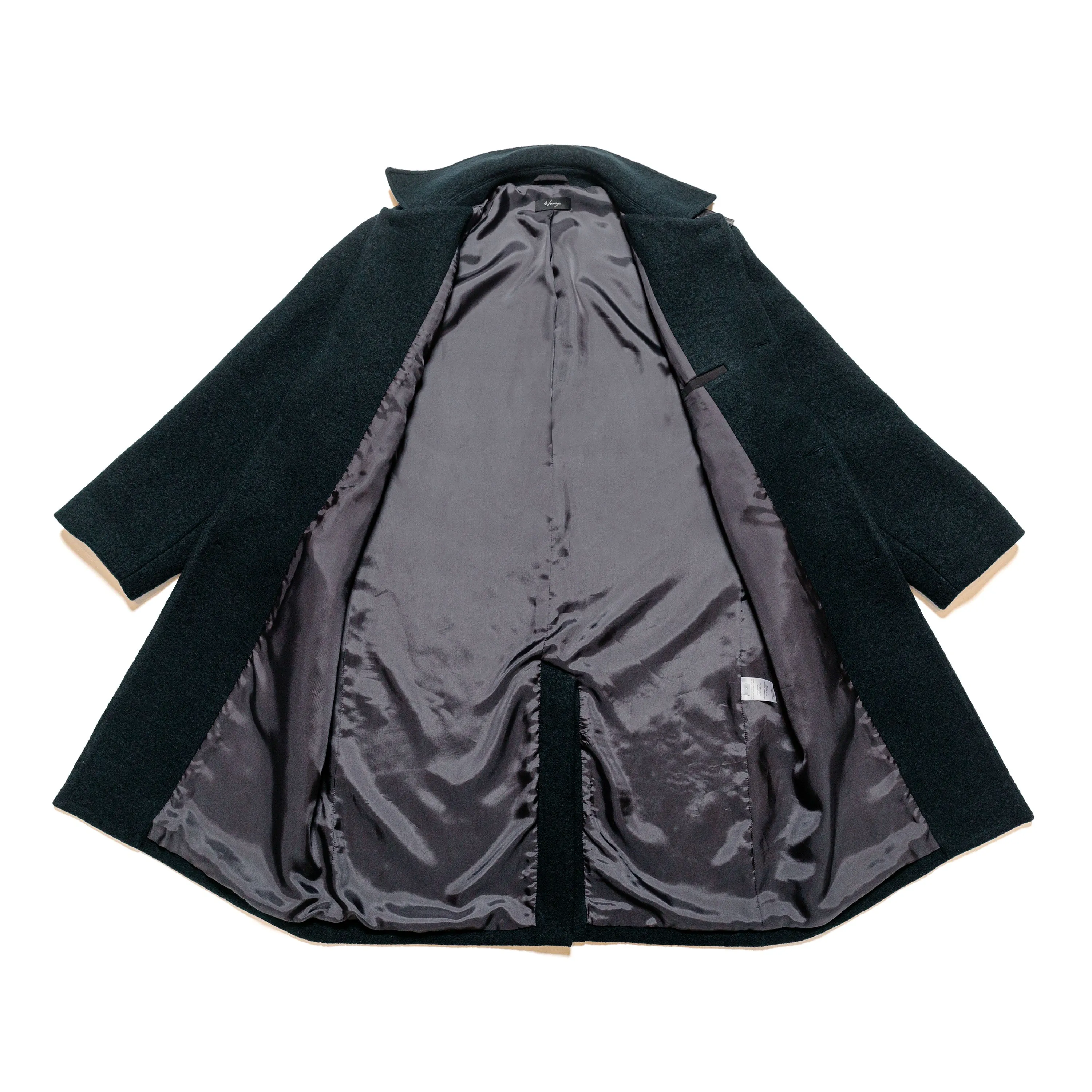 Raglan Overcoat Wool Bouclé Navy - PREORDER