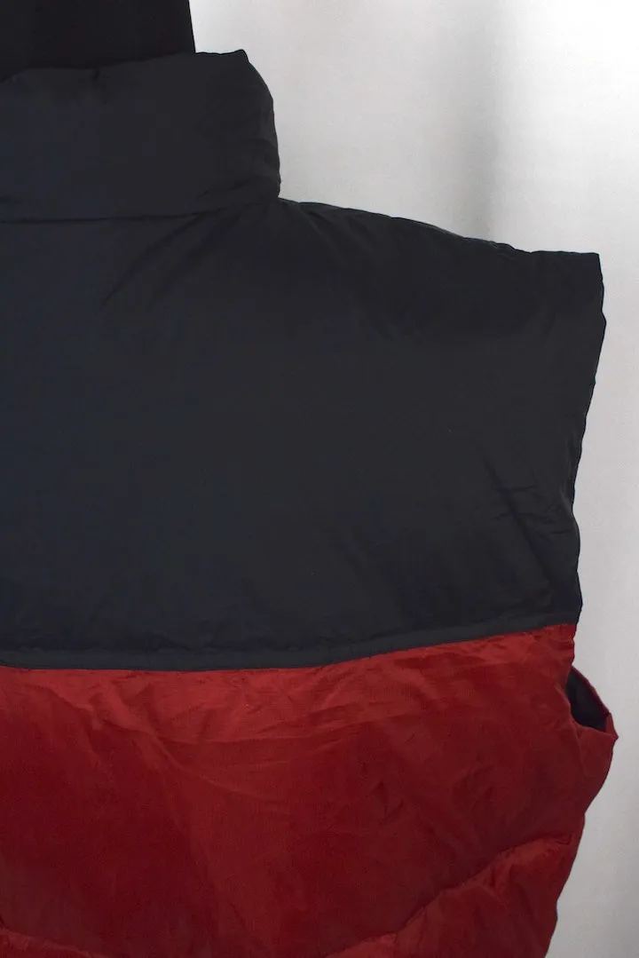 Red and Black Puffer Vest