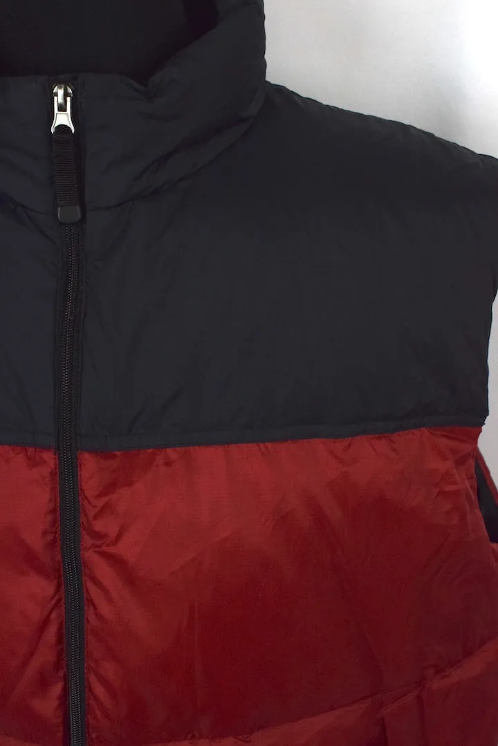 Red and Black Puffer Vest