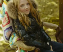 Scotch Bonnet Girls Shiny Basic Coat