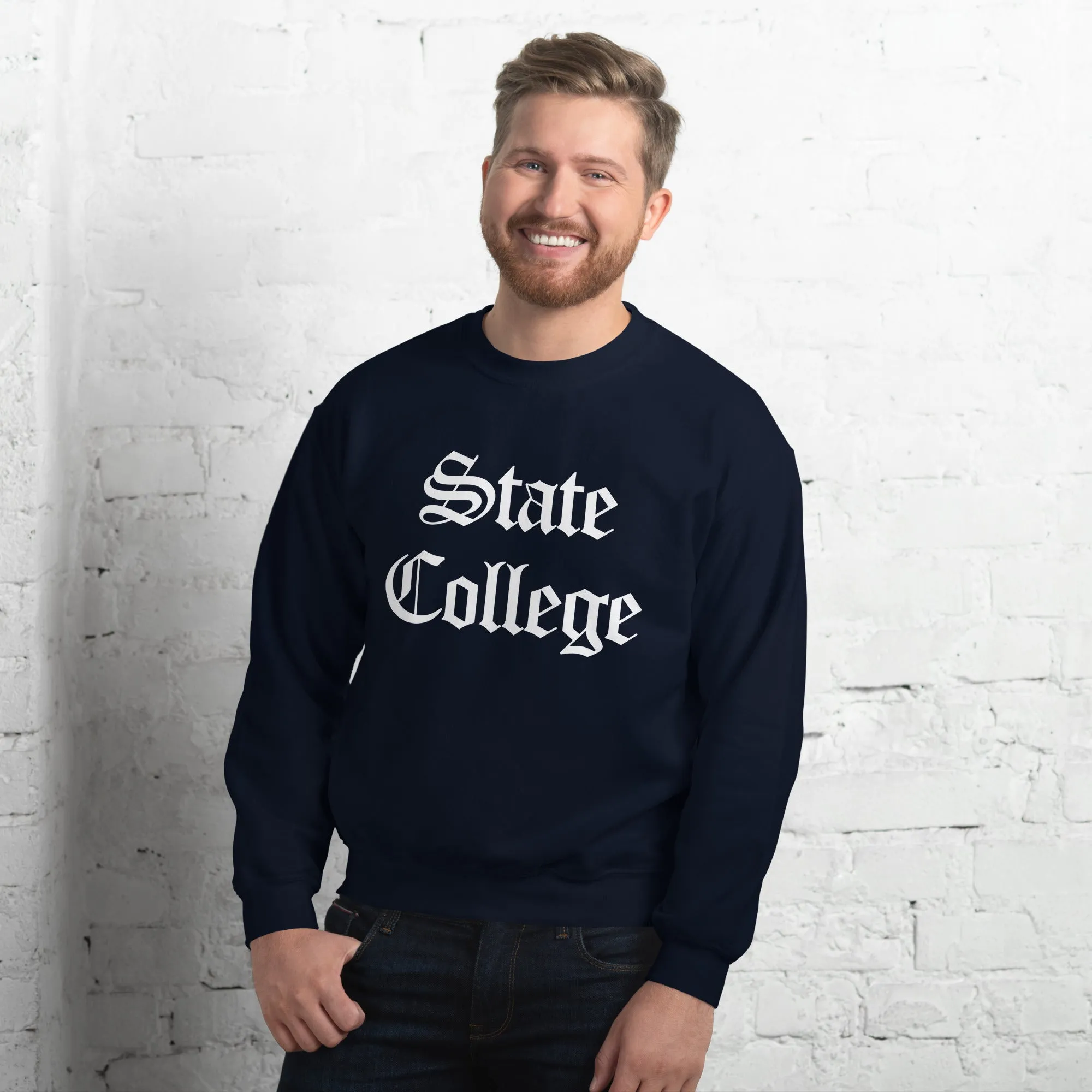State College Old English Vintage Sweatshirt