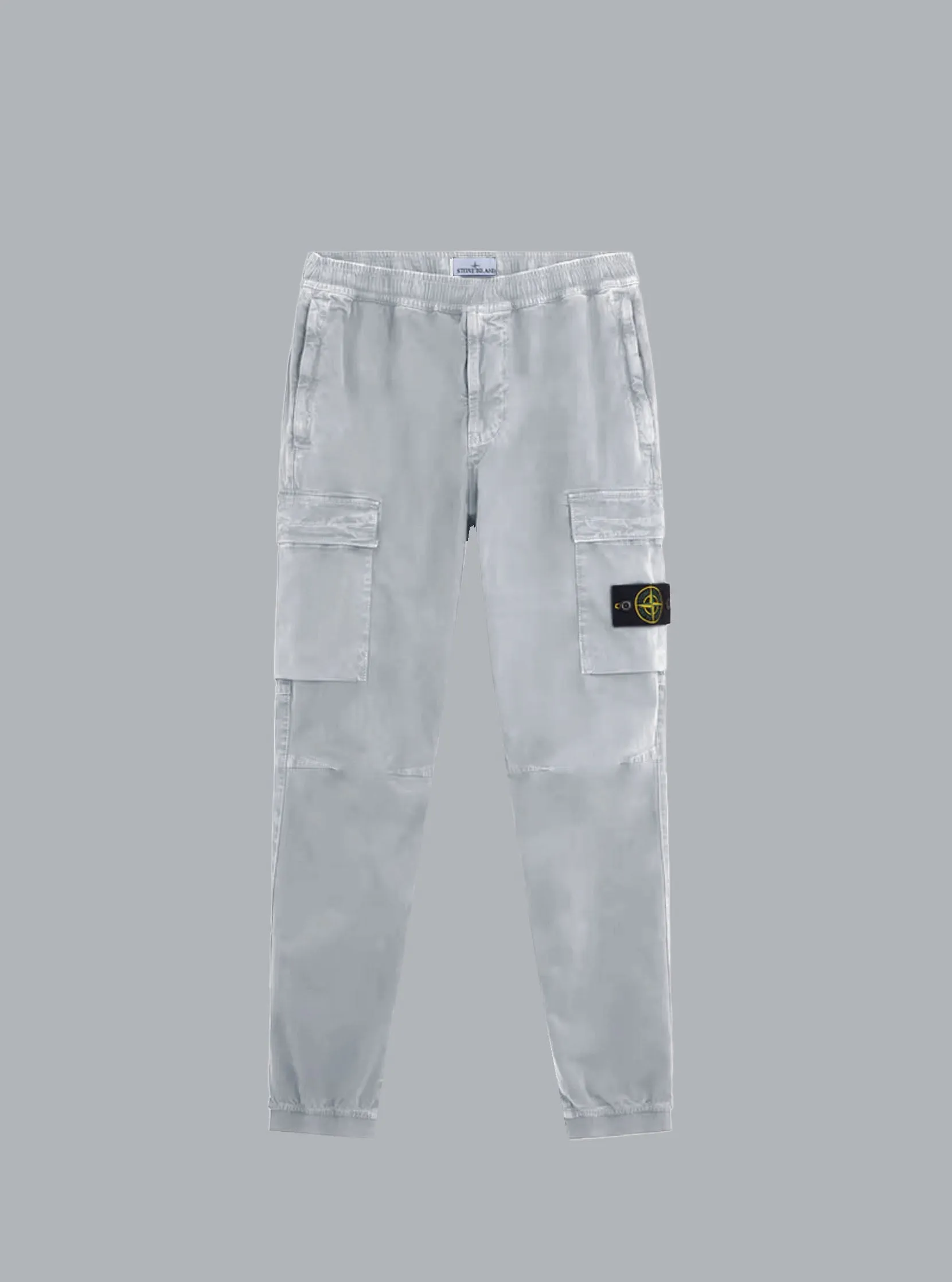 Stretch Broken Twill Cotton Light Grey