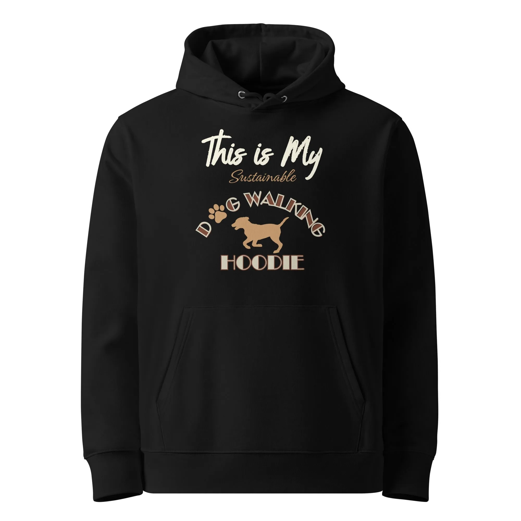 Sustainable Organic Cotton Dog Walking Hoodie - Eco-Friendly