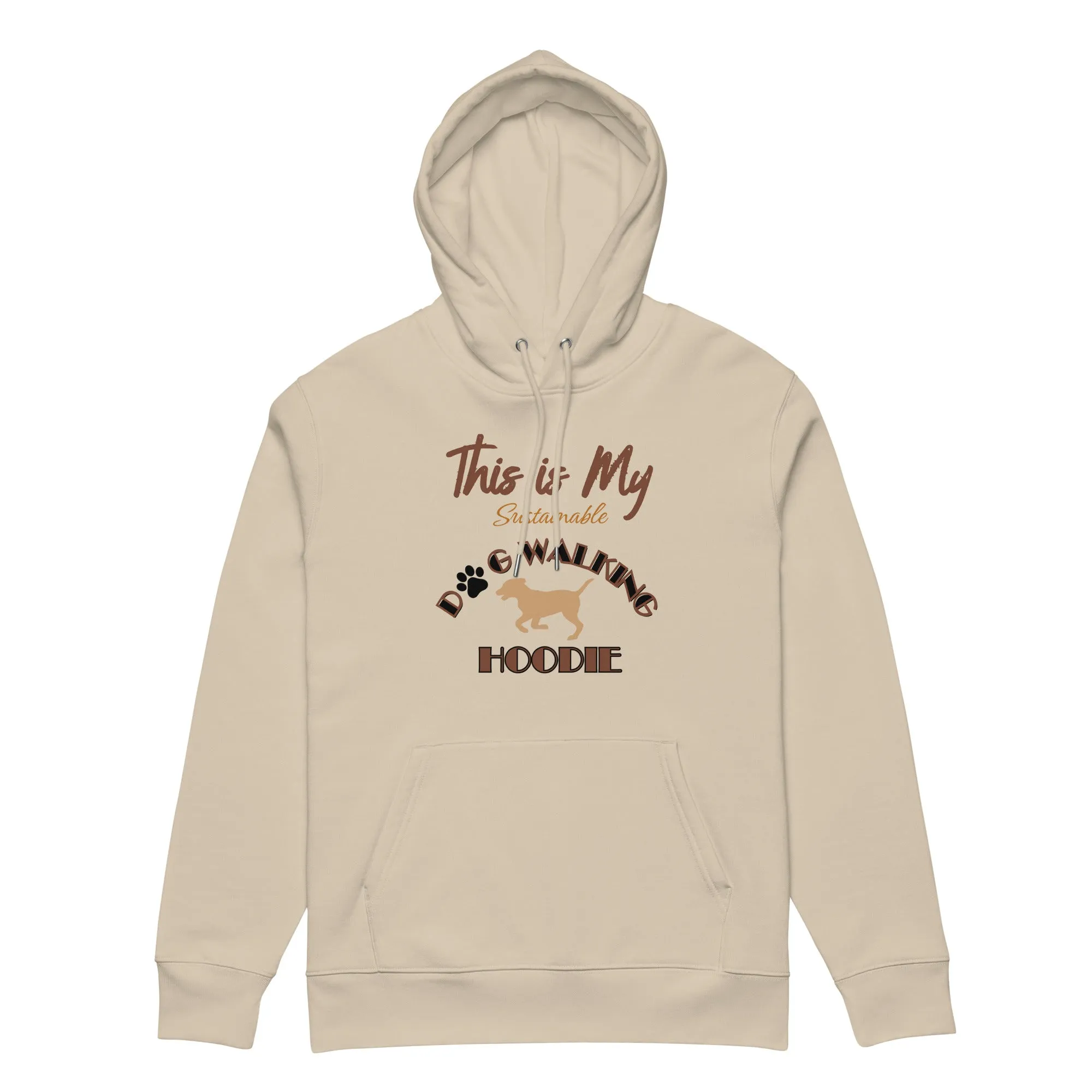 Sustainable Organic Cotton Dog Walking Hoodie - Eco-Friendly