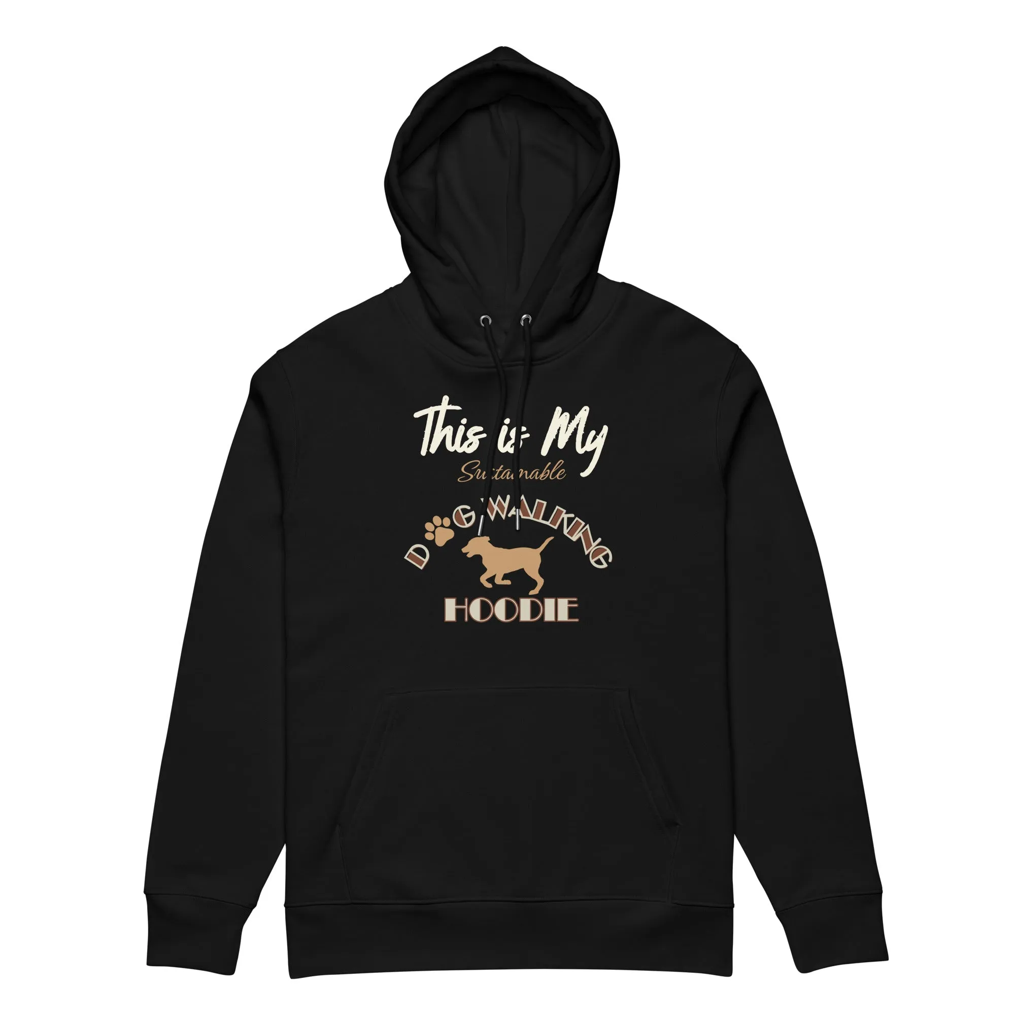 Sustainable Organic Cotton Dog Walking Hoodie - Eco-Friendly