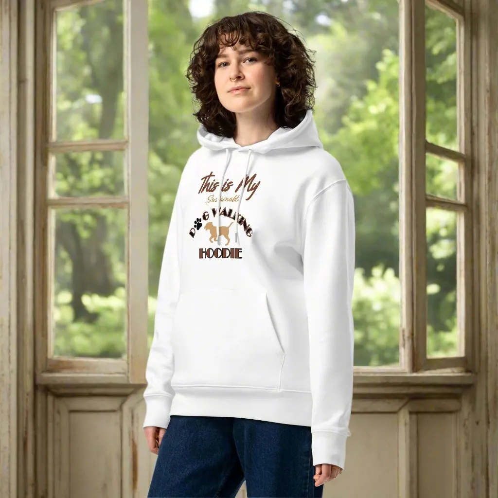 Sustainable Organic Cotton Dog Walking Hoodie - Eco-Friendly
