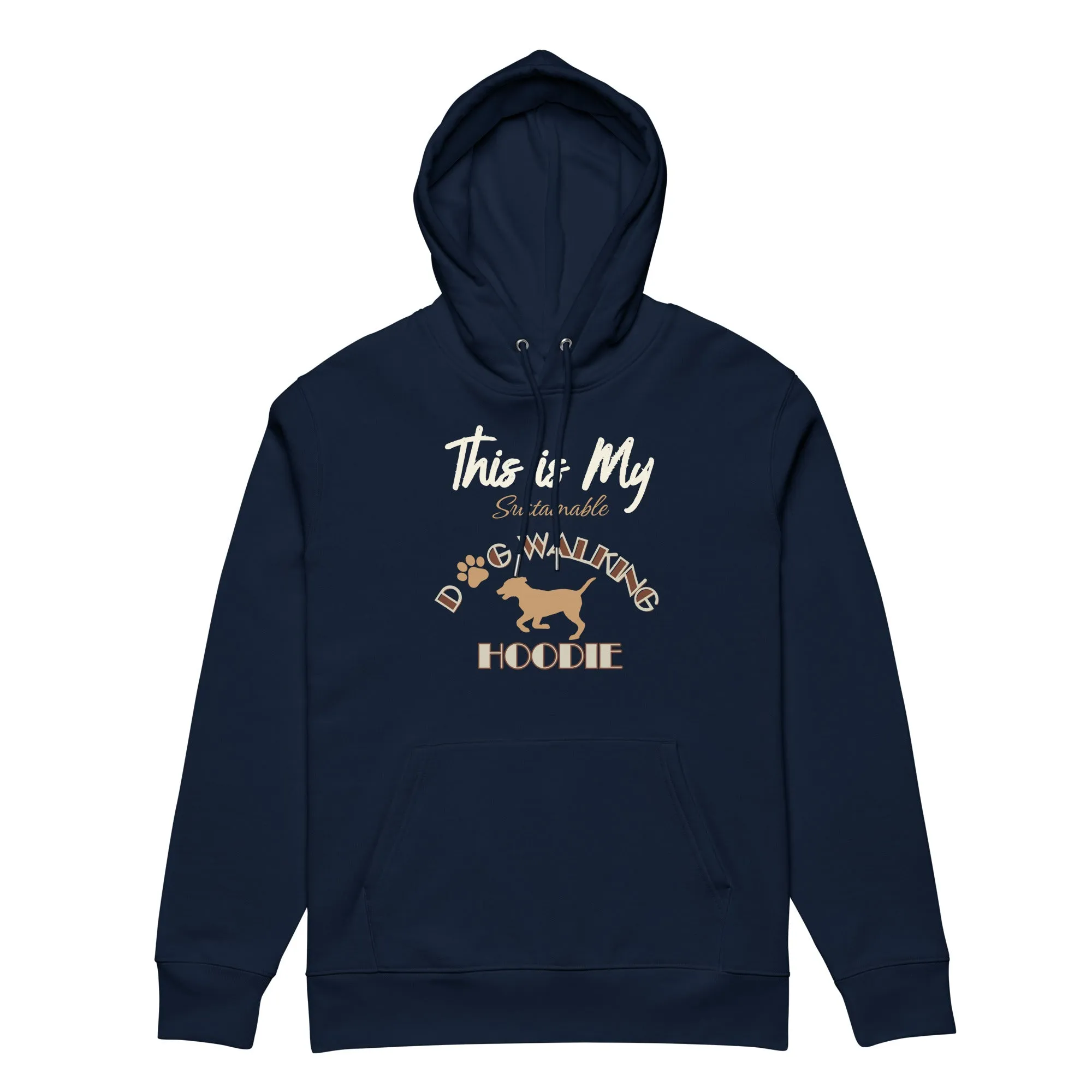 Sustainable Organic Cotton Dog Walking Hoodie - Eco-Friendly