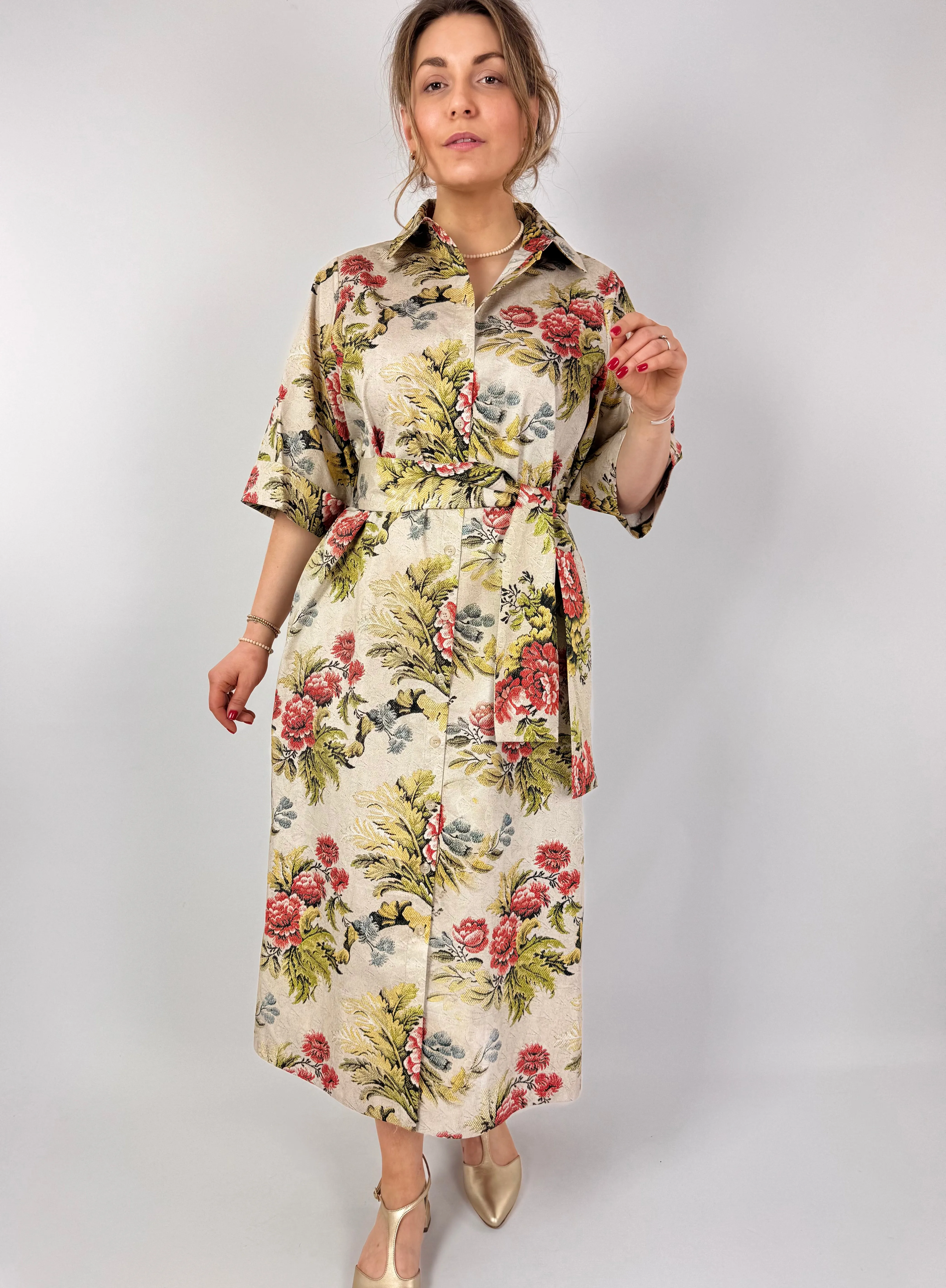 Tapis Noir Chloe Dress Peach