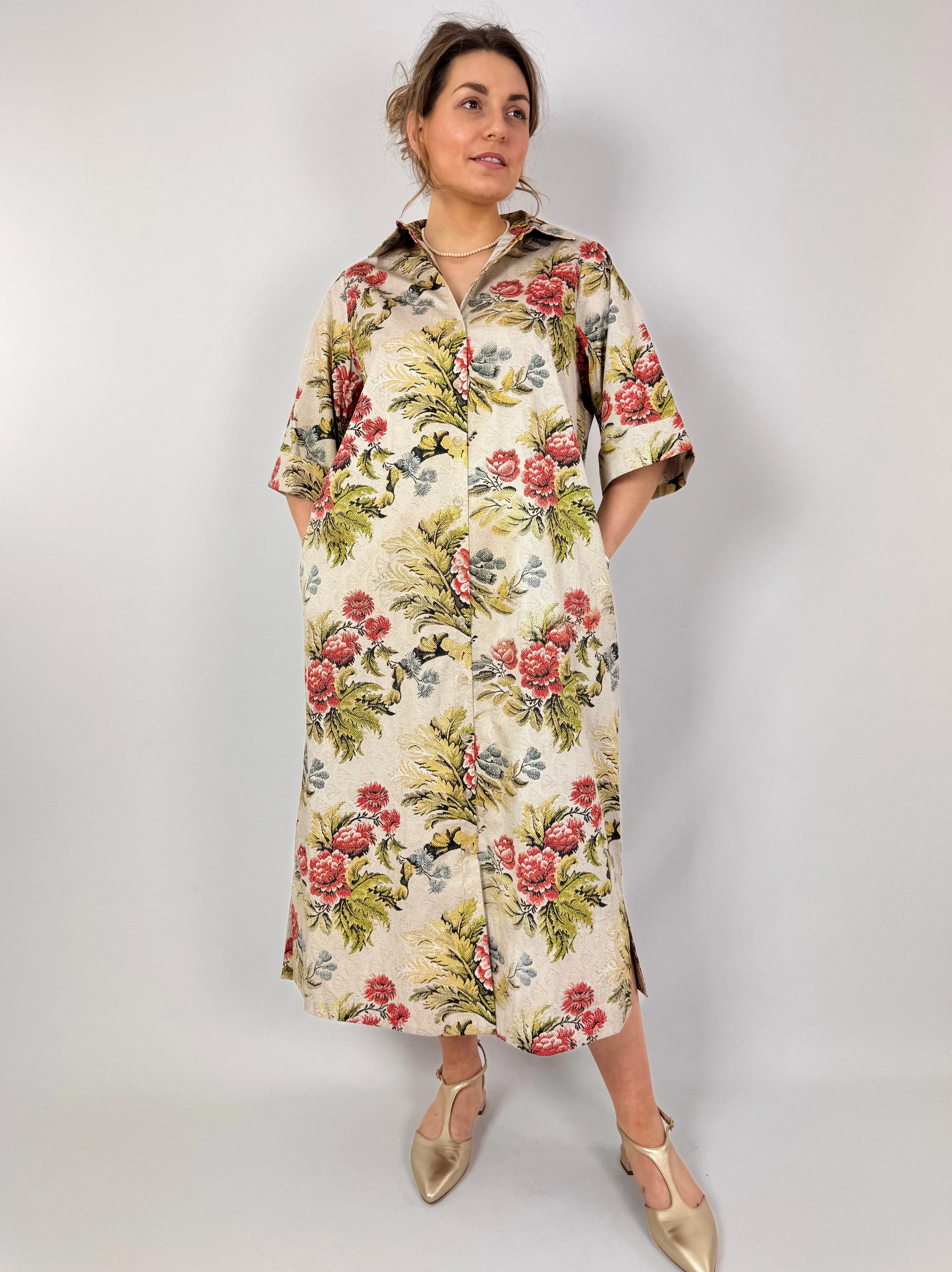 Tapis Noir Chloe Dress Peach