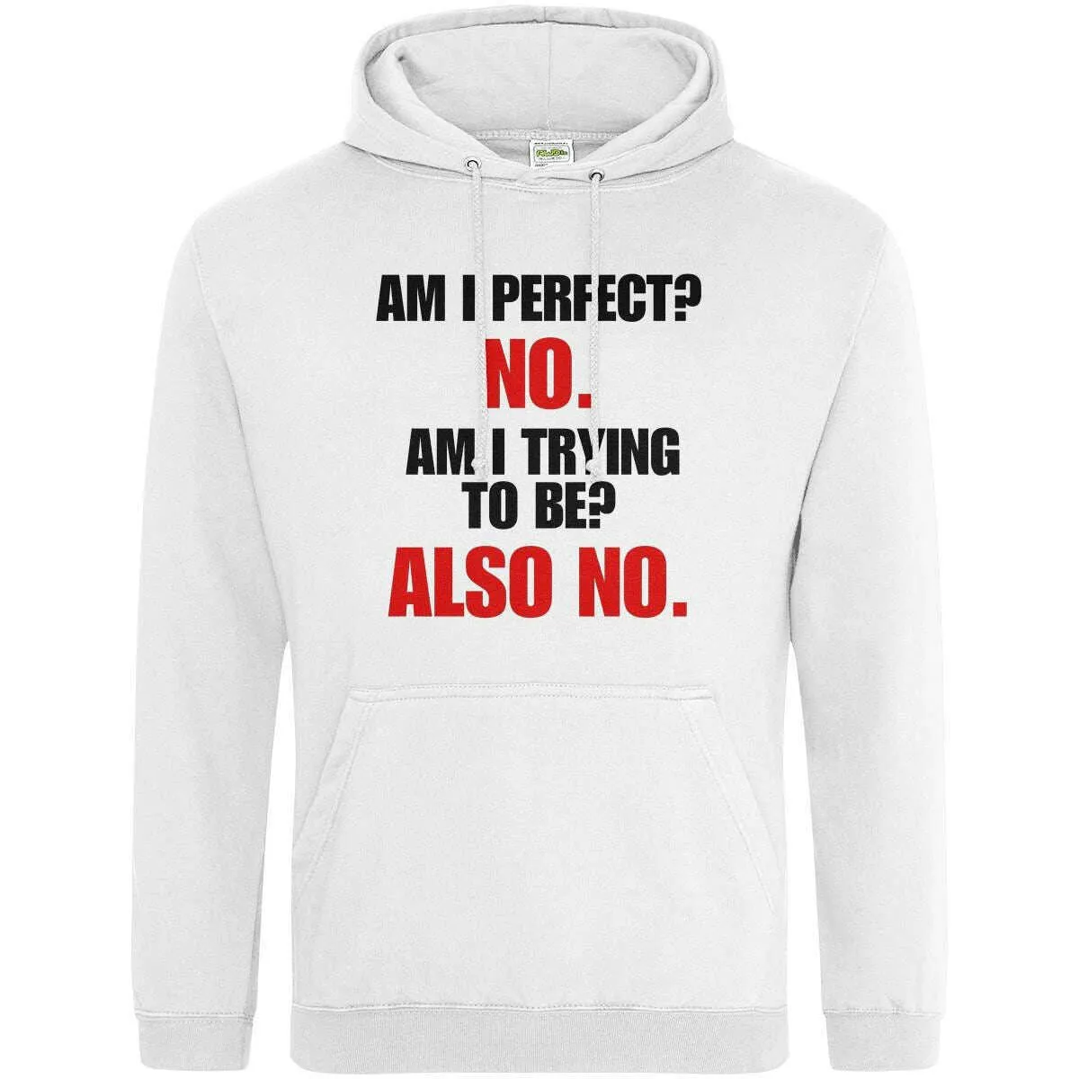 Teemarkable! Am I Perfect Hoodie