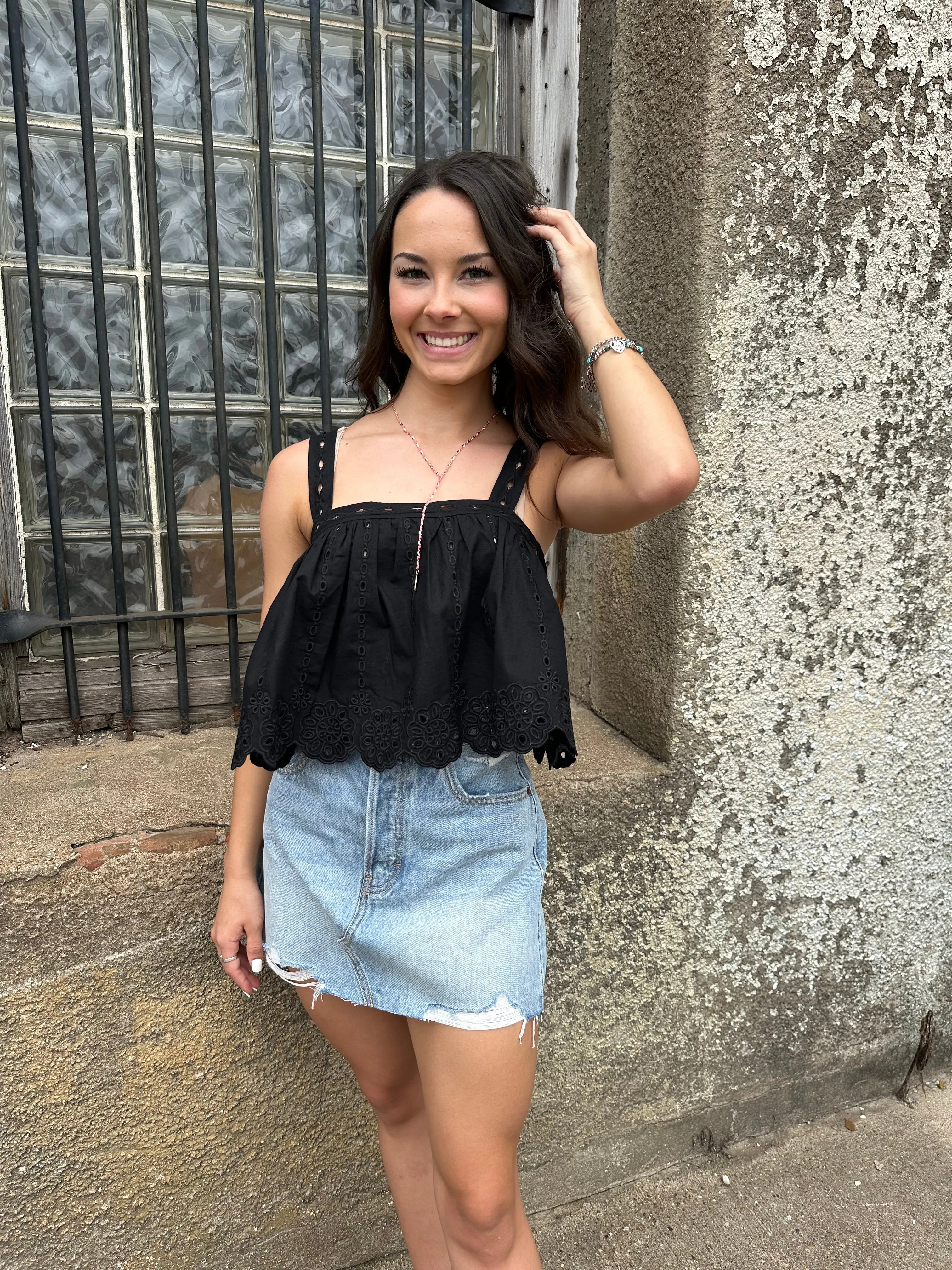 The Cher Denim Skirt