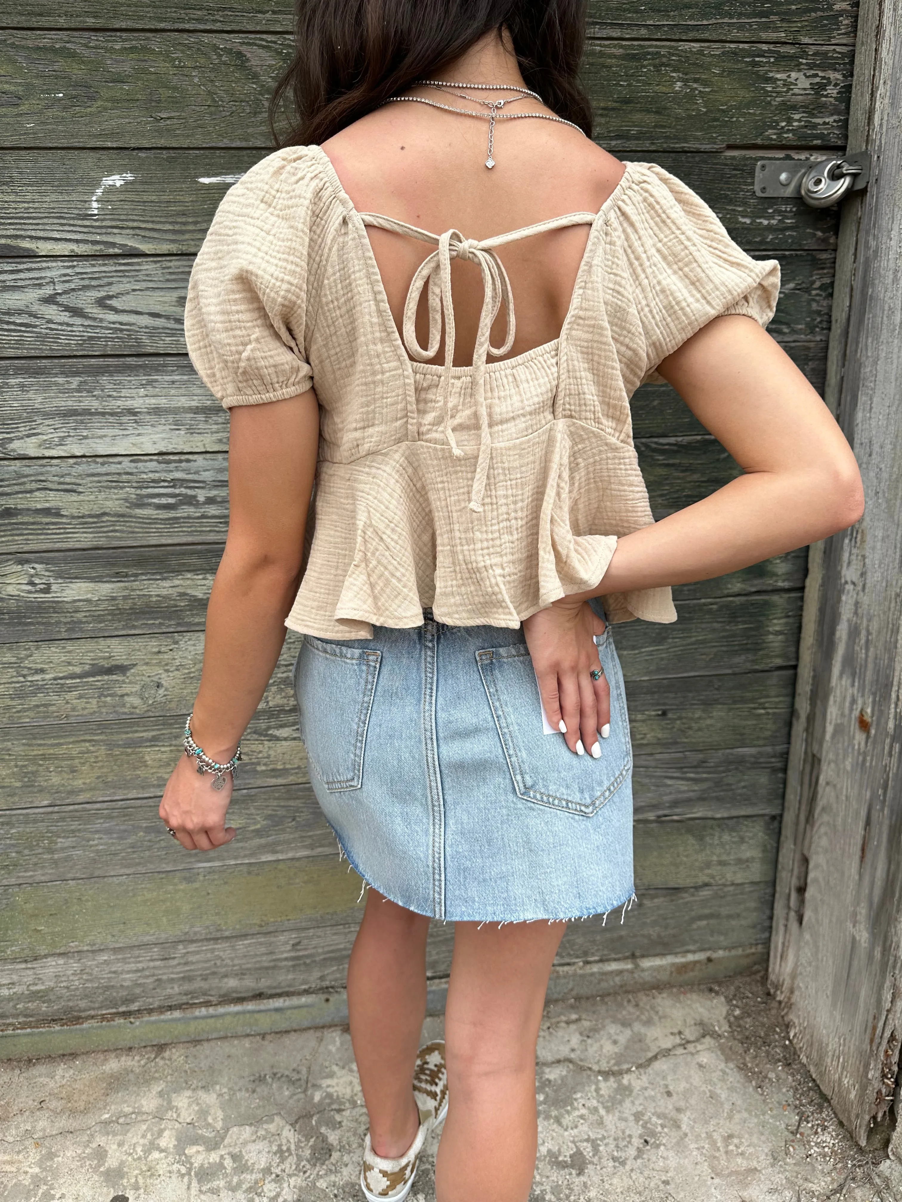 The Cher Denim Skirt