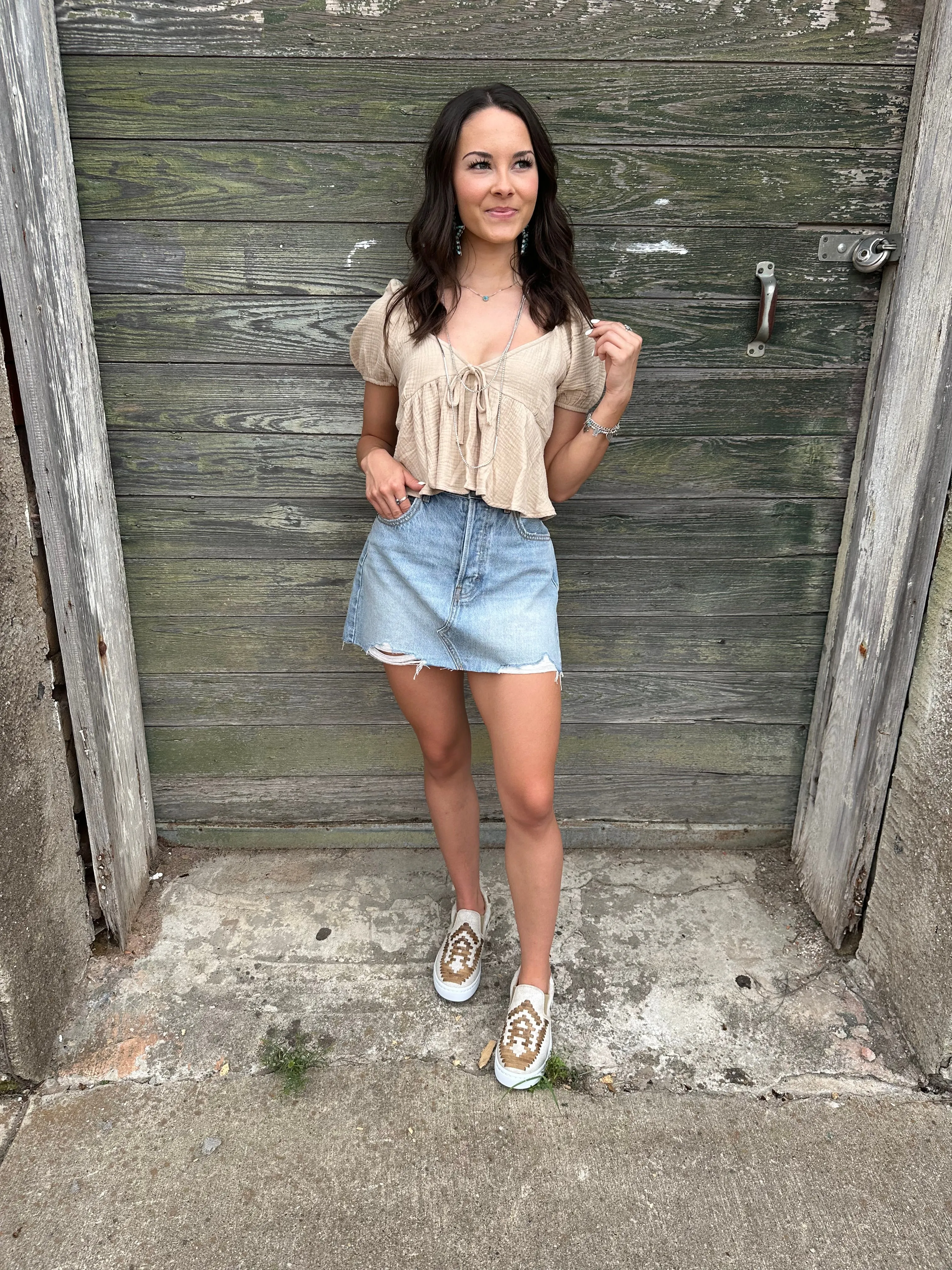 The Cher Denim Skirt