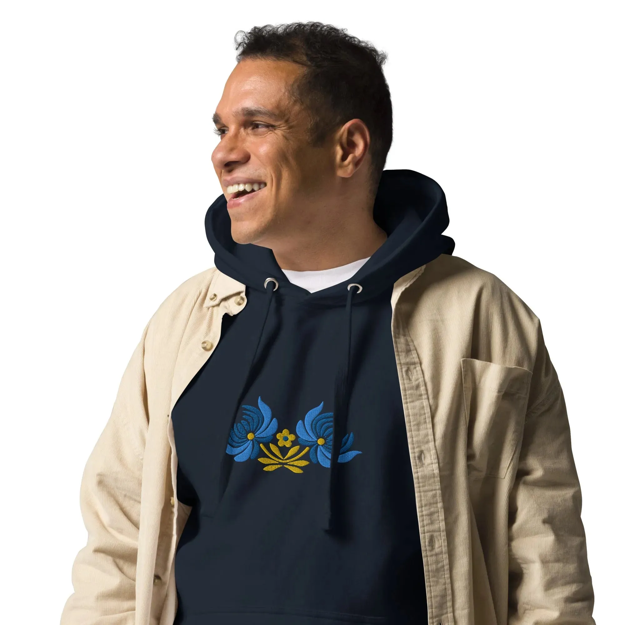 Ukrainian Folk Art Embroidered Hoodie