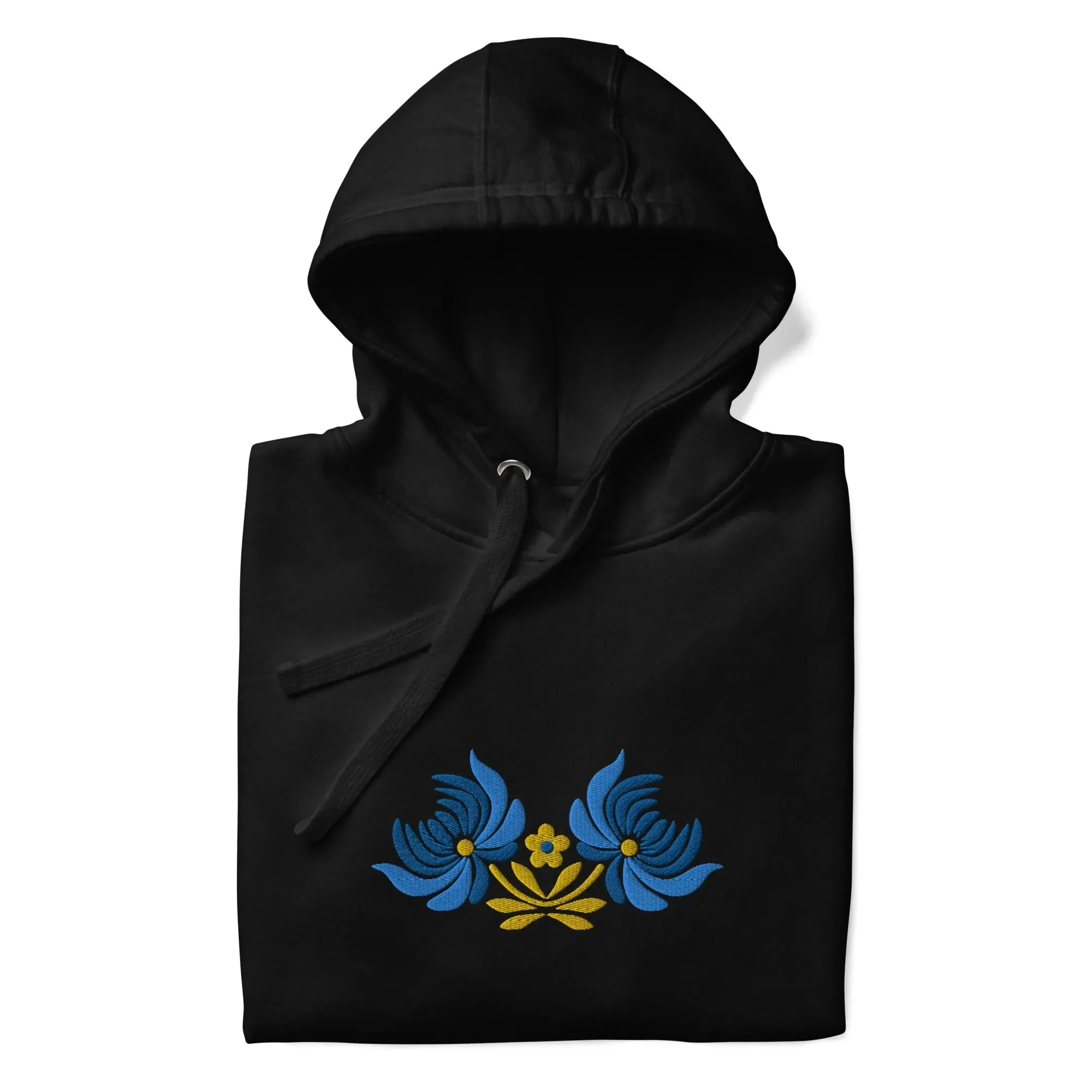 Ukrainian Folk Art Embroidered Hoodie