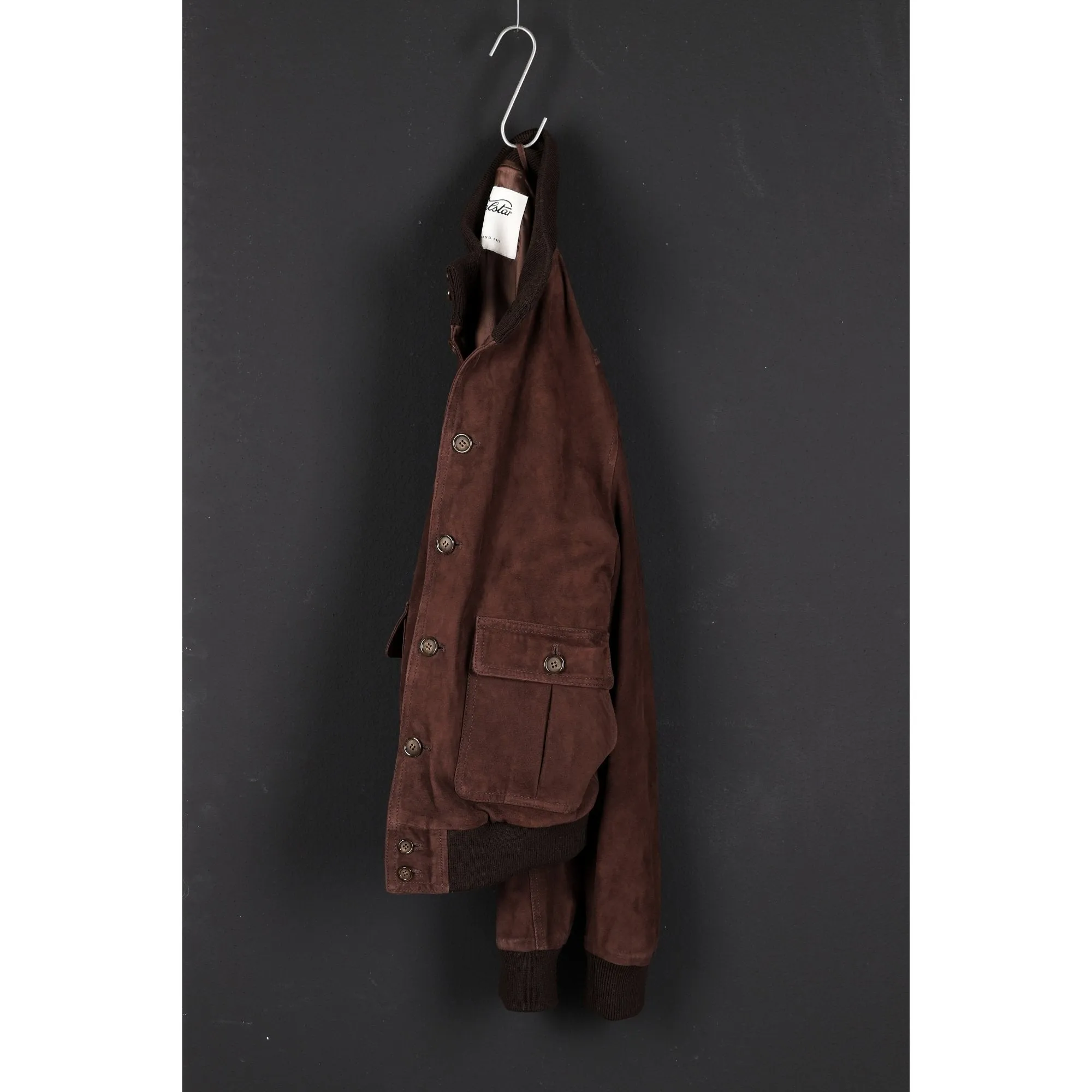 VALSTAR Lined Suede Jacket CAFFE