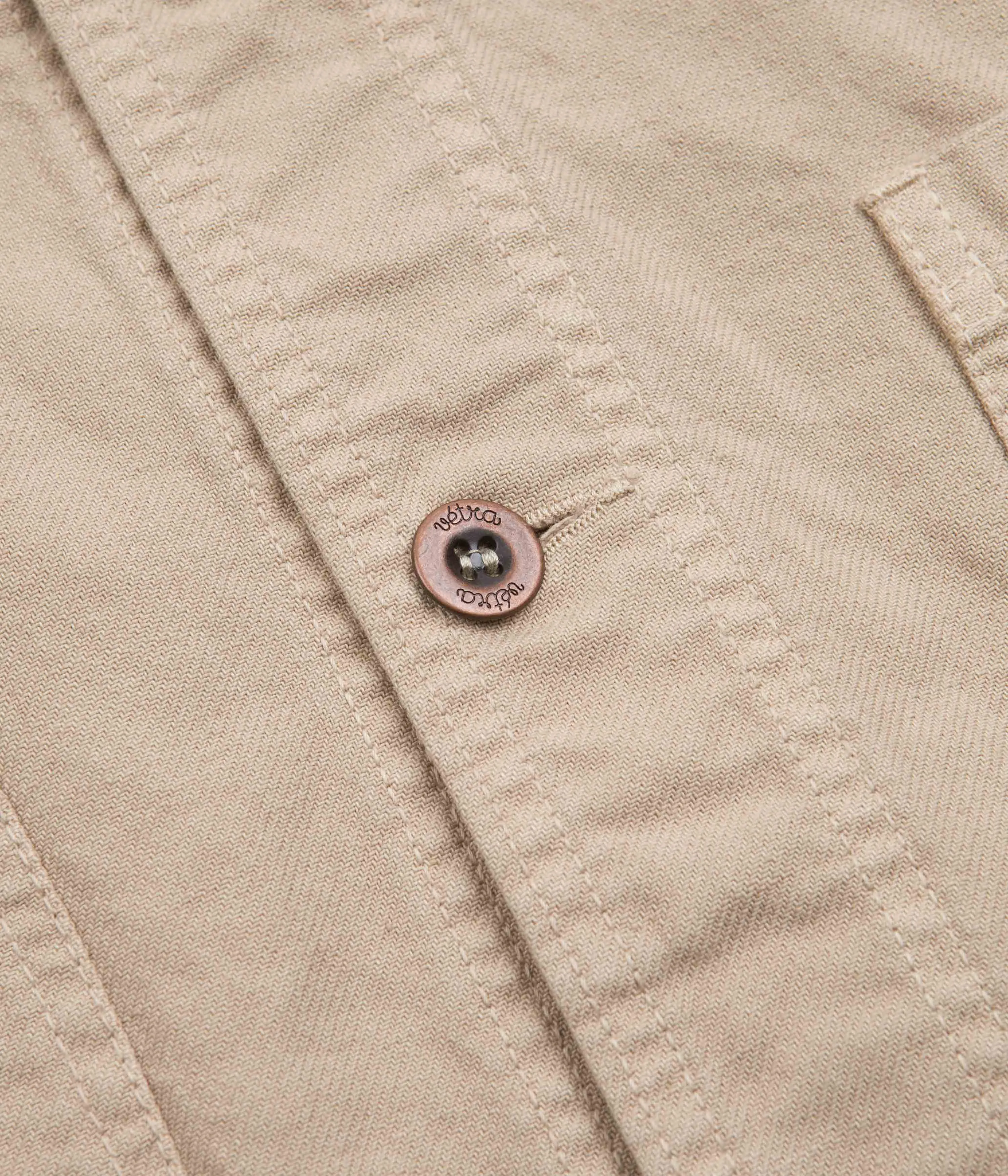 Vetra 5C Organic Workwear Jacket - Chalk