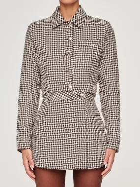 Vika Jacket Cropped Houndstooth - DL1961