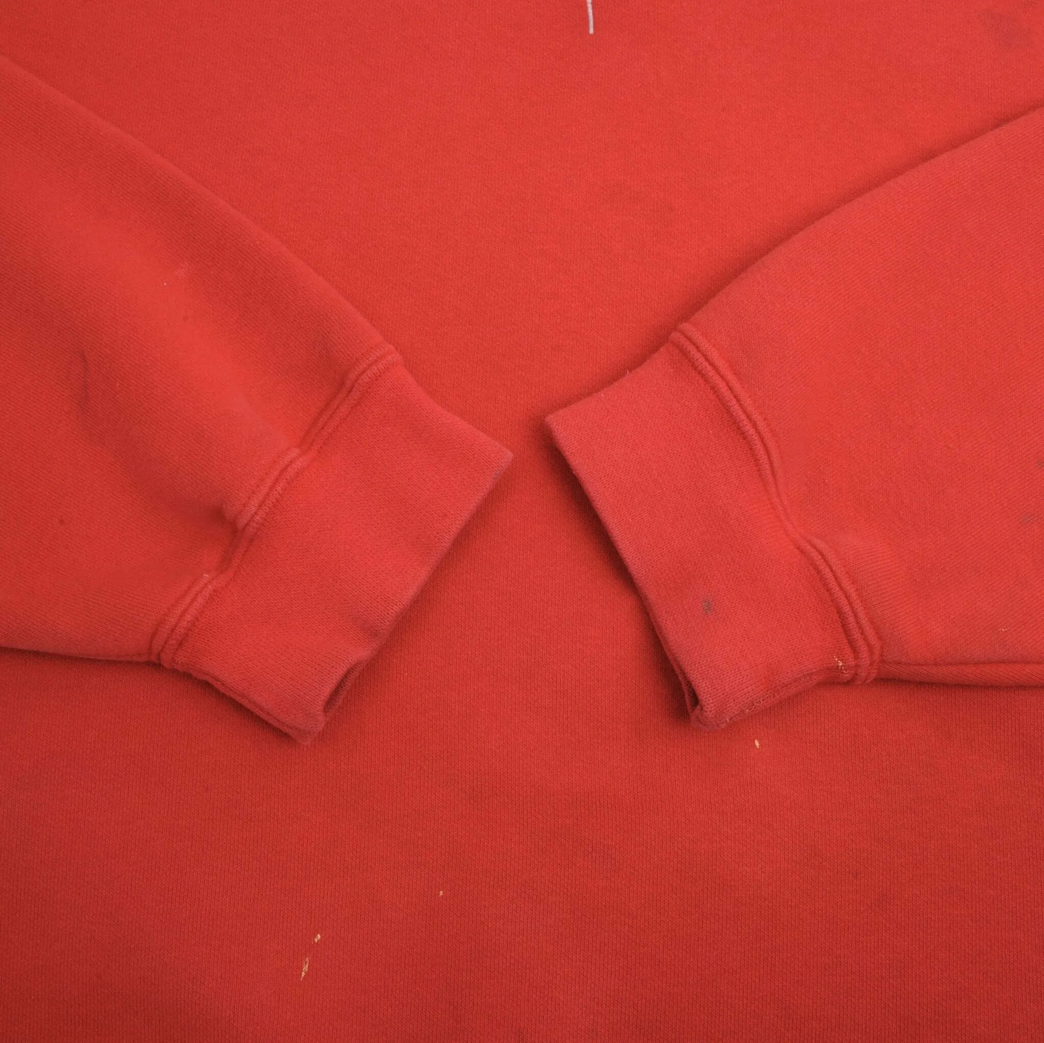 VINTAGE NIKE ID SPELLOUT SWOOSH RED SWEATSHIRT 1990S SIZE XL