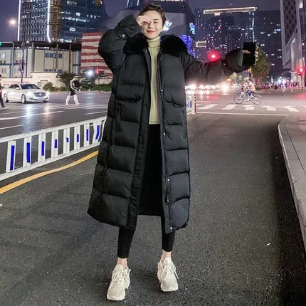 Women's Extra Long Padded Winter Coat