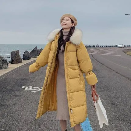 Women's Extra Long Padded Winter Coat