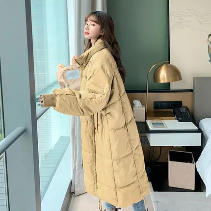Women's Extra Long Padded Winter Coat